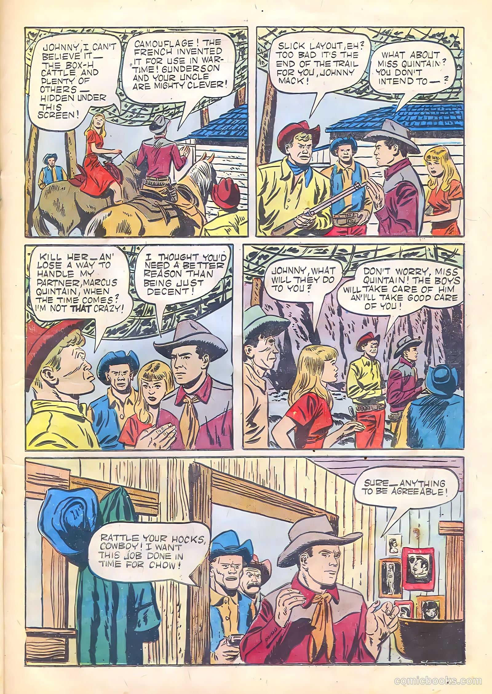 Johnny Mack Brown #1 (1950) — page 29 of 52