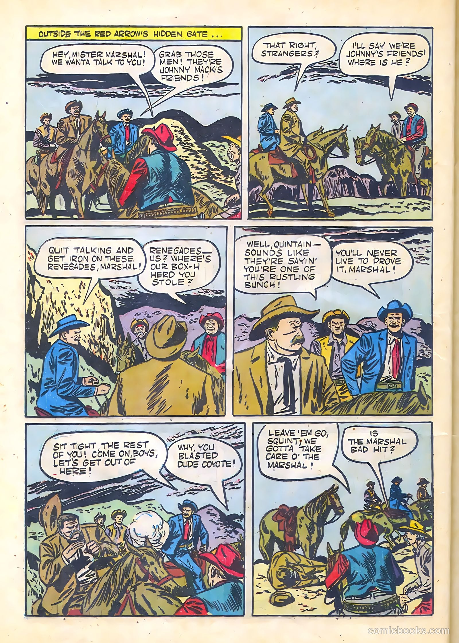 Johnny Mack Brown #1 (1950) — page 32 of 52