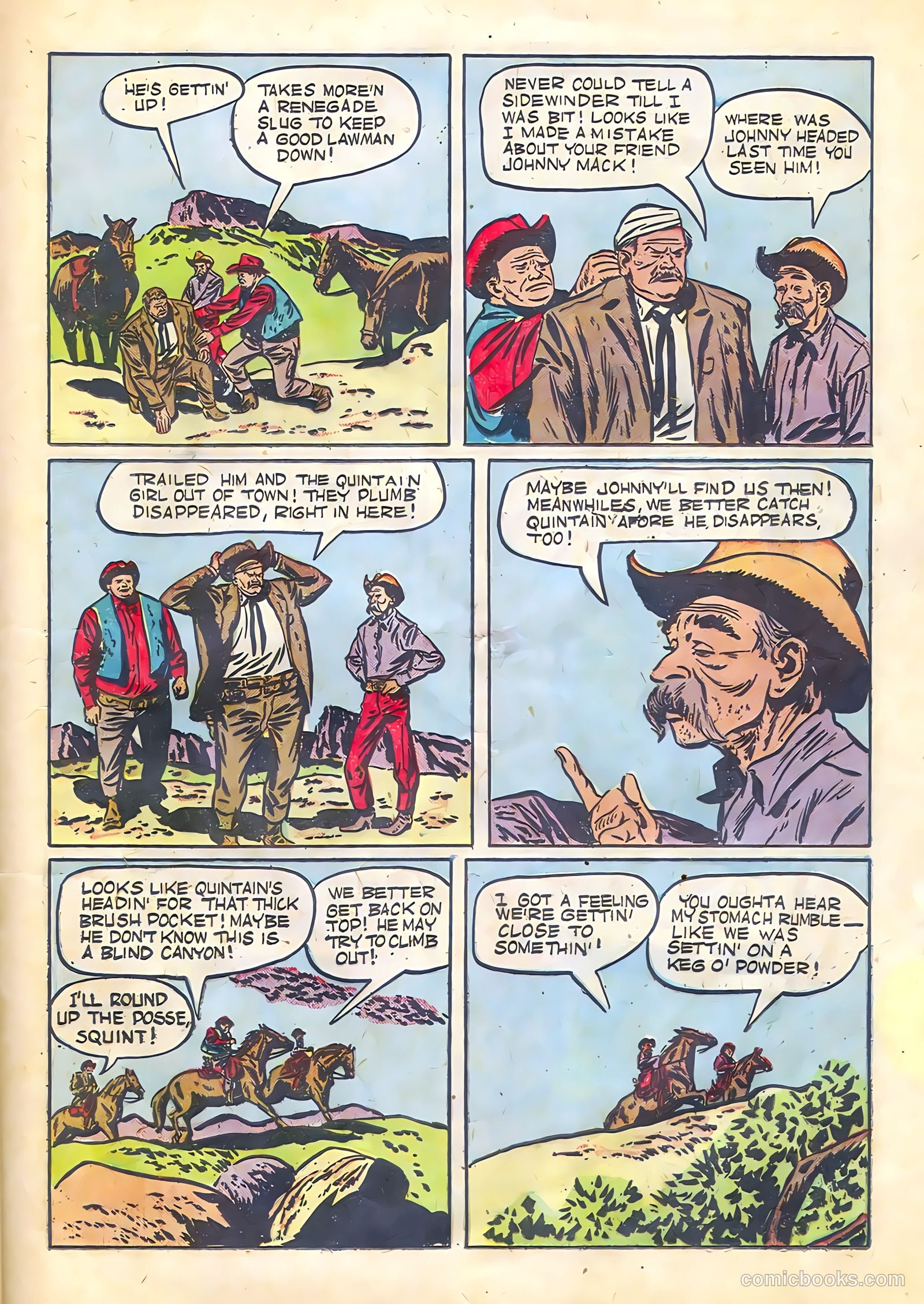 Johnny Mack Brown #1 (1950) — page 33 of 52