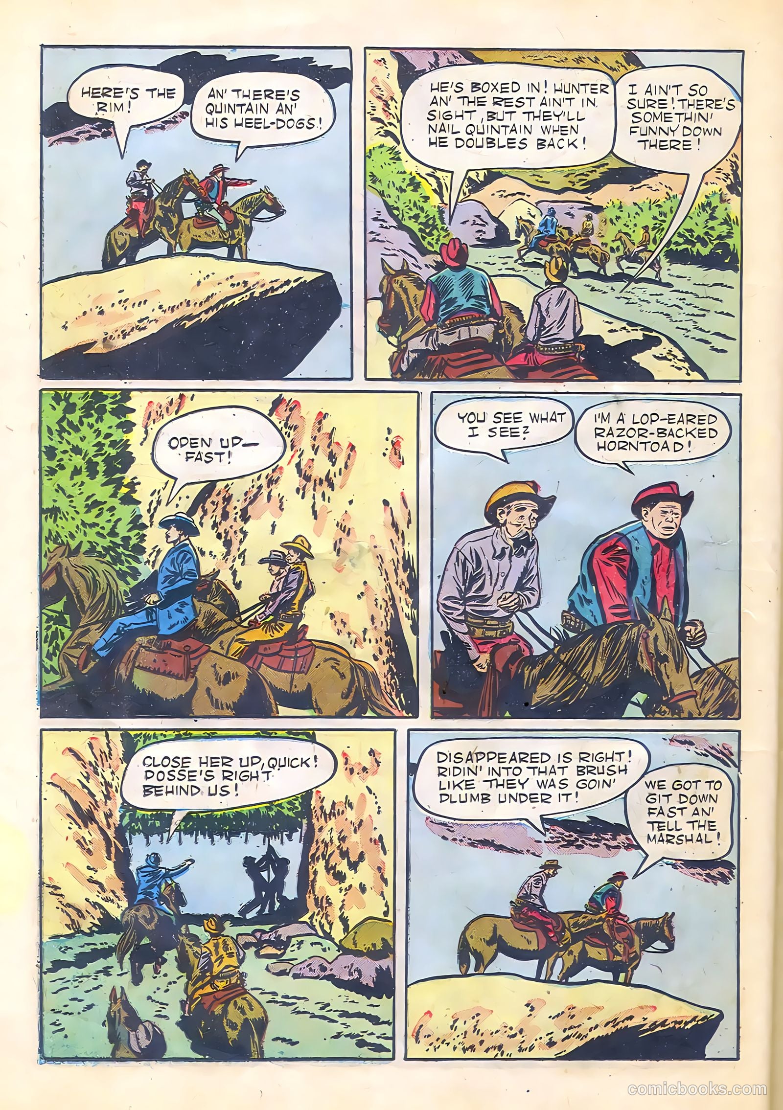 Johnny Mack Brown #1 (1950) — page 34 of 52