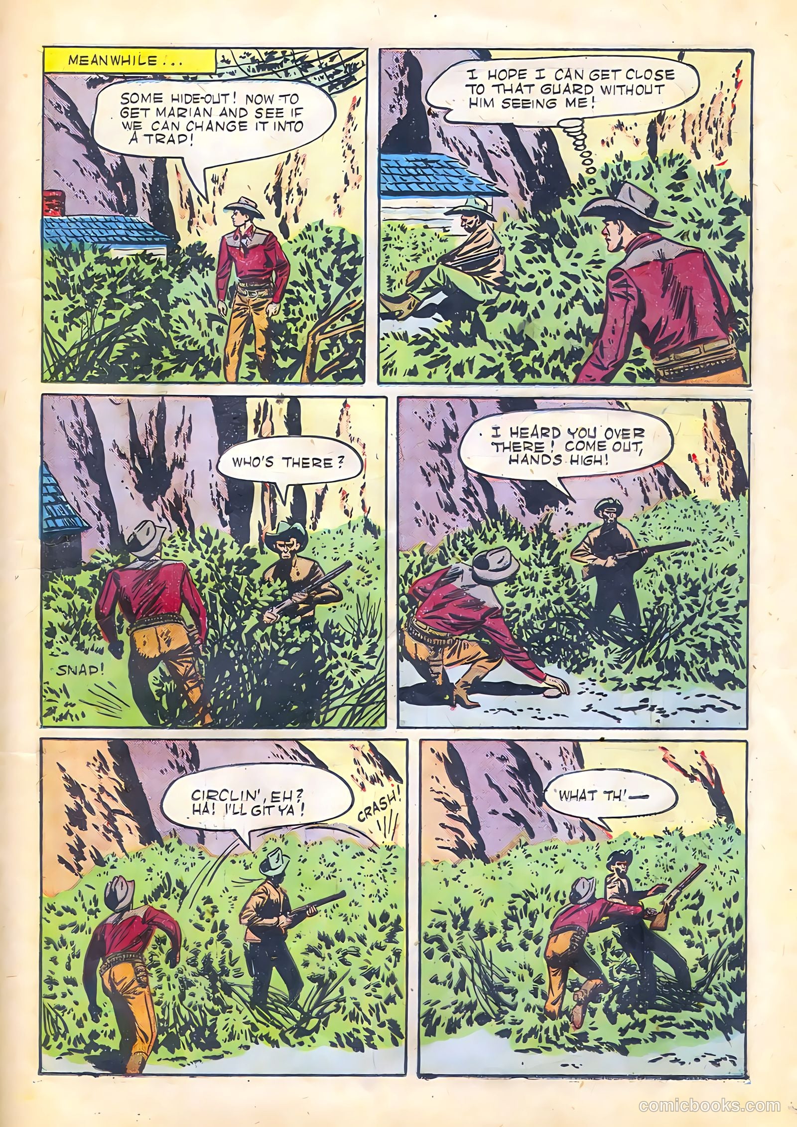 Johnny Mack Brown #1 (1950) — page 35 of 52