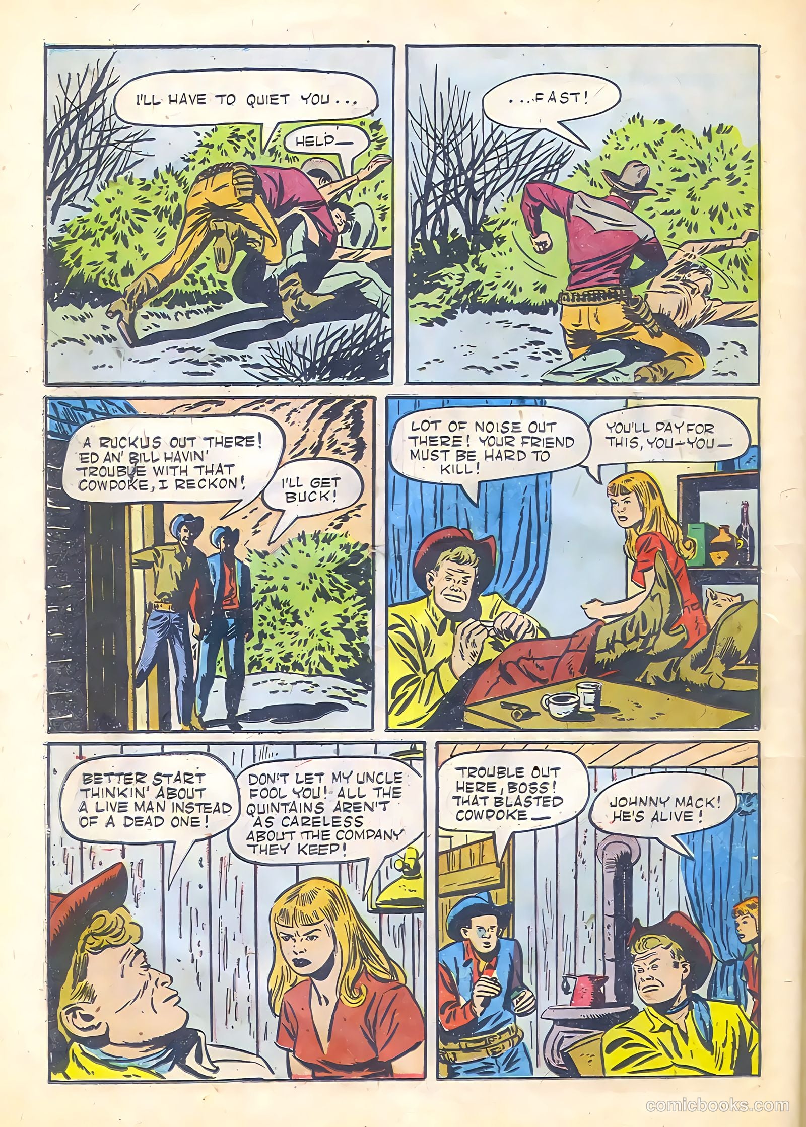 Johnny Mack Brown #1 (1950) — page 36 of 52