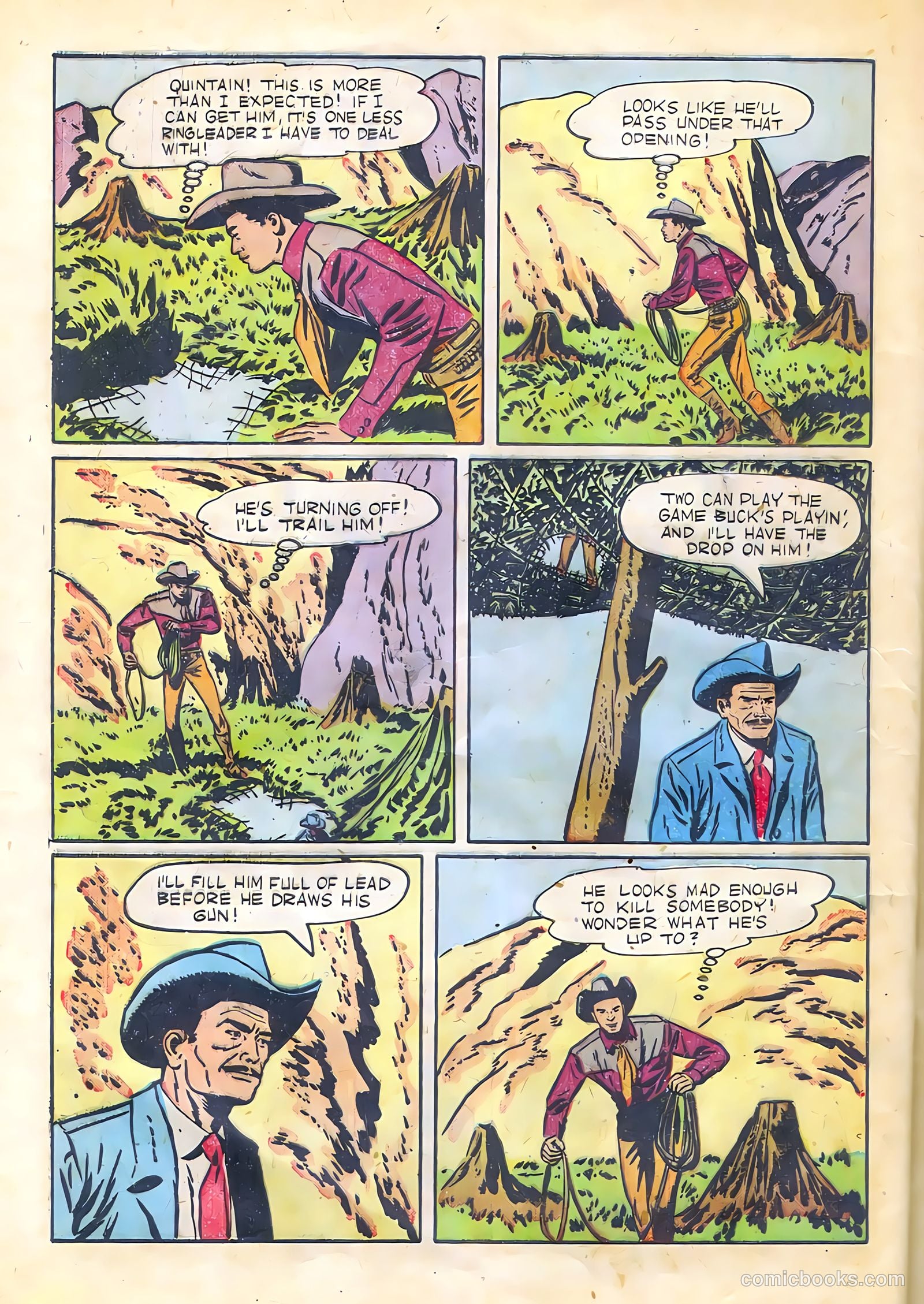 Johnny Mack Brown #1 (1950) — page 40 of 52