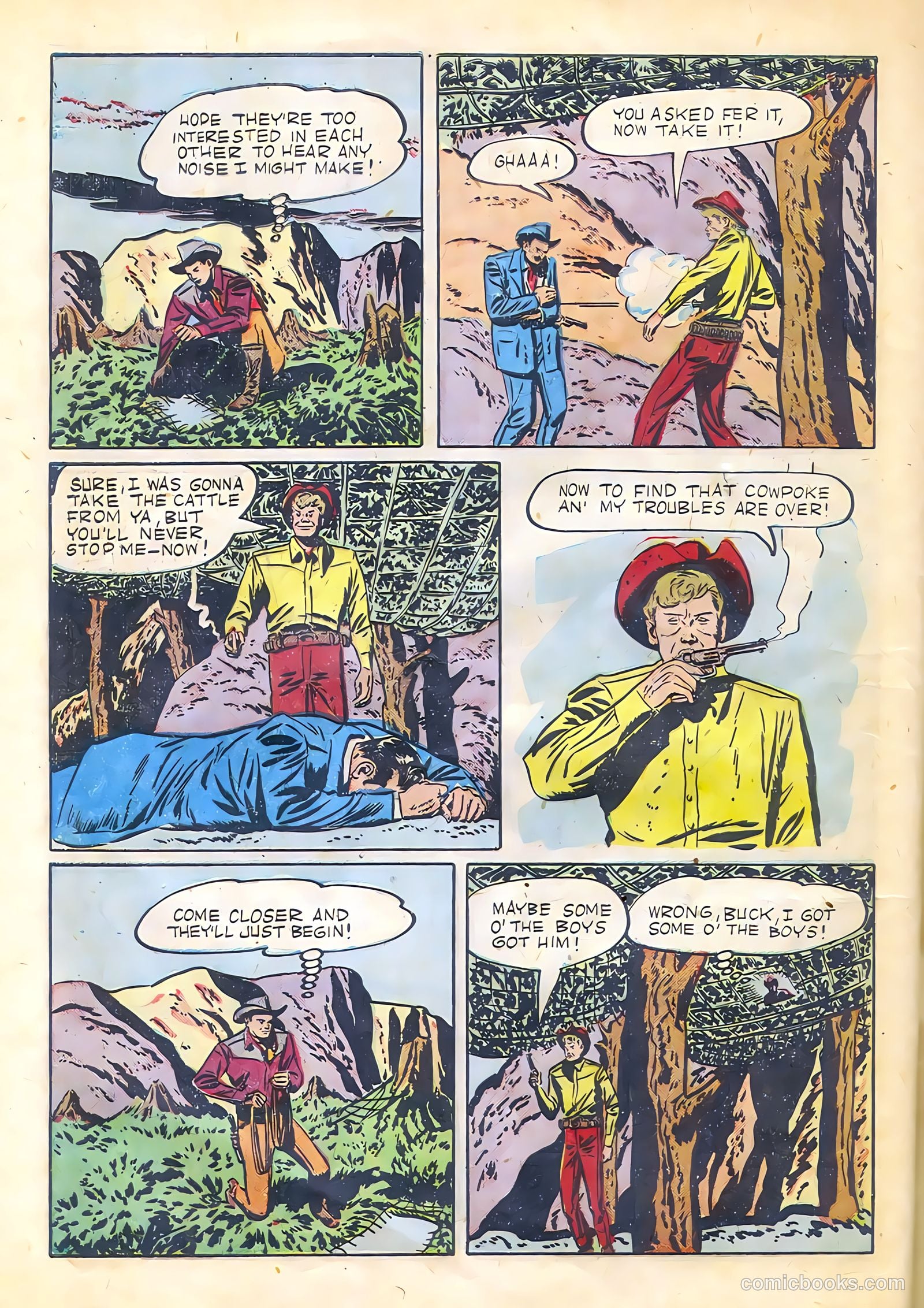 Johnny Mack Brown #1 (1950) — page 42 of 52