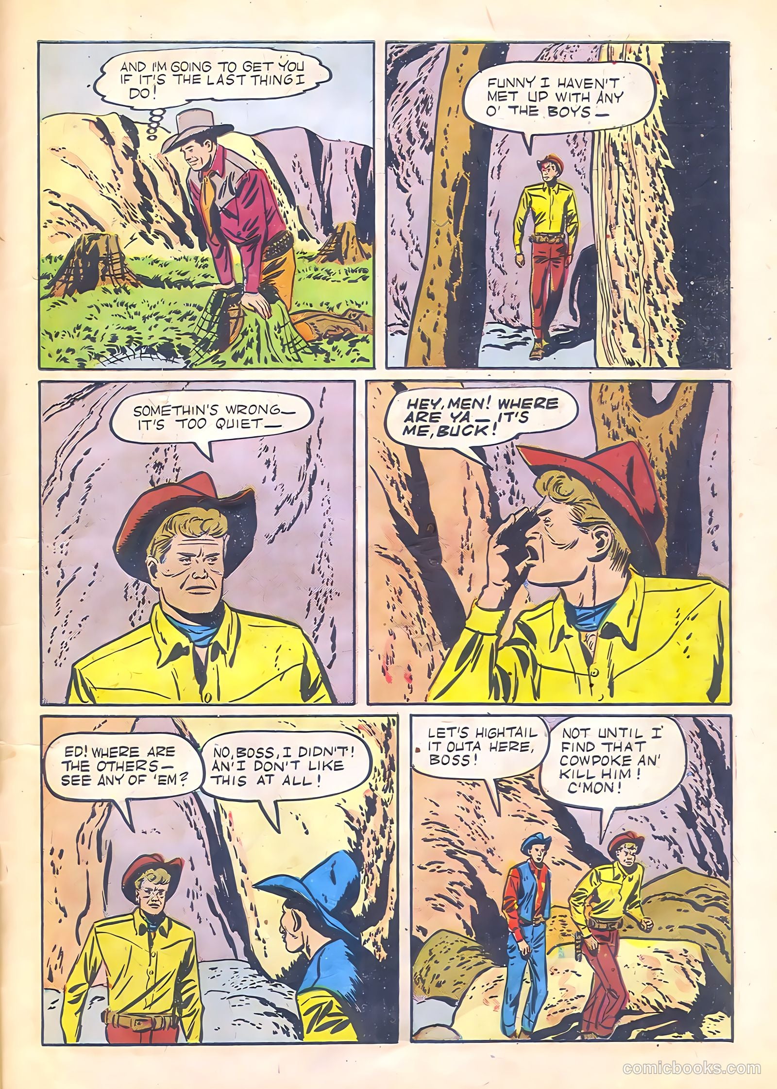 Johnny Mack Brown #1 (1950) — page 43 of 52