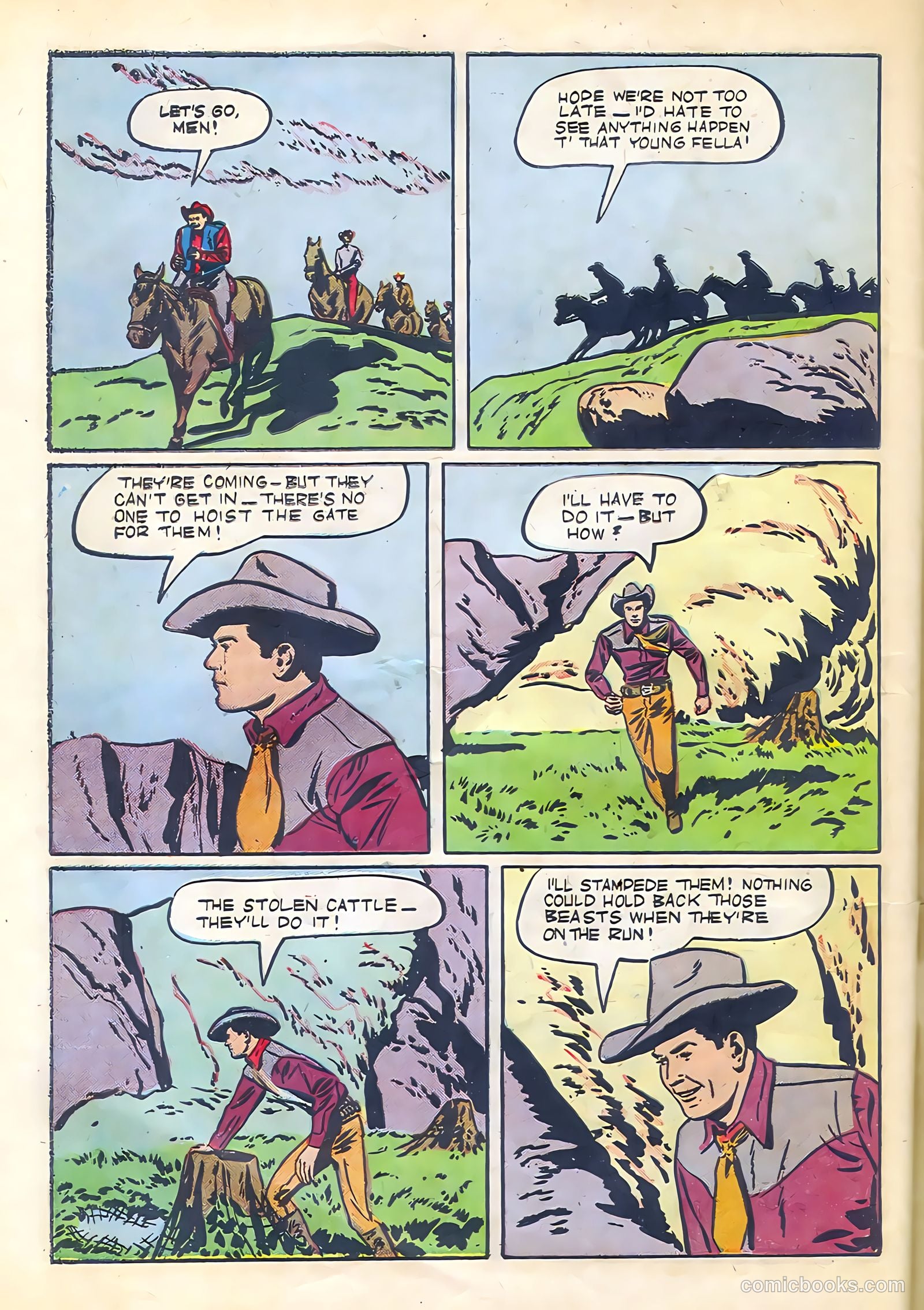 Johnny Mack Brown #1 (1950) — page 46 of 52