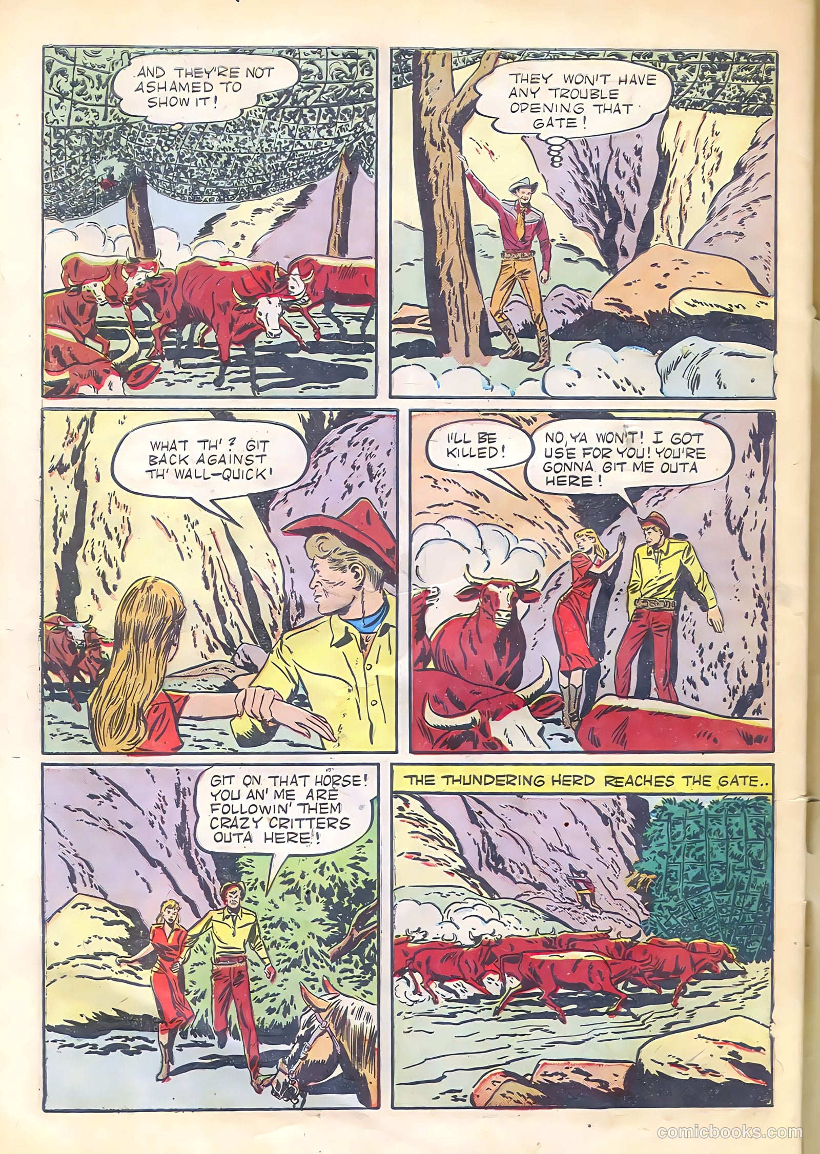 Johnny Mack Brown #1 (1950) — page 48 of 52