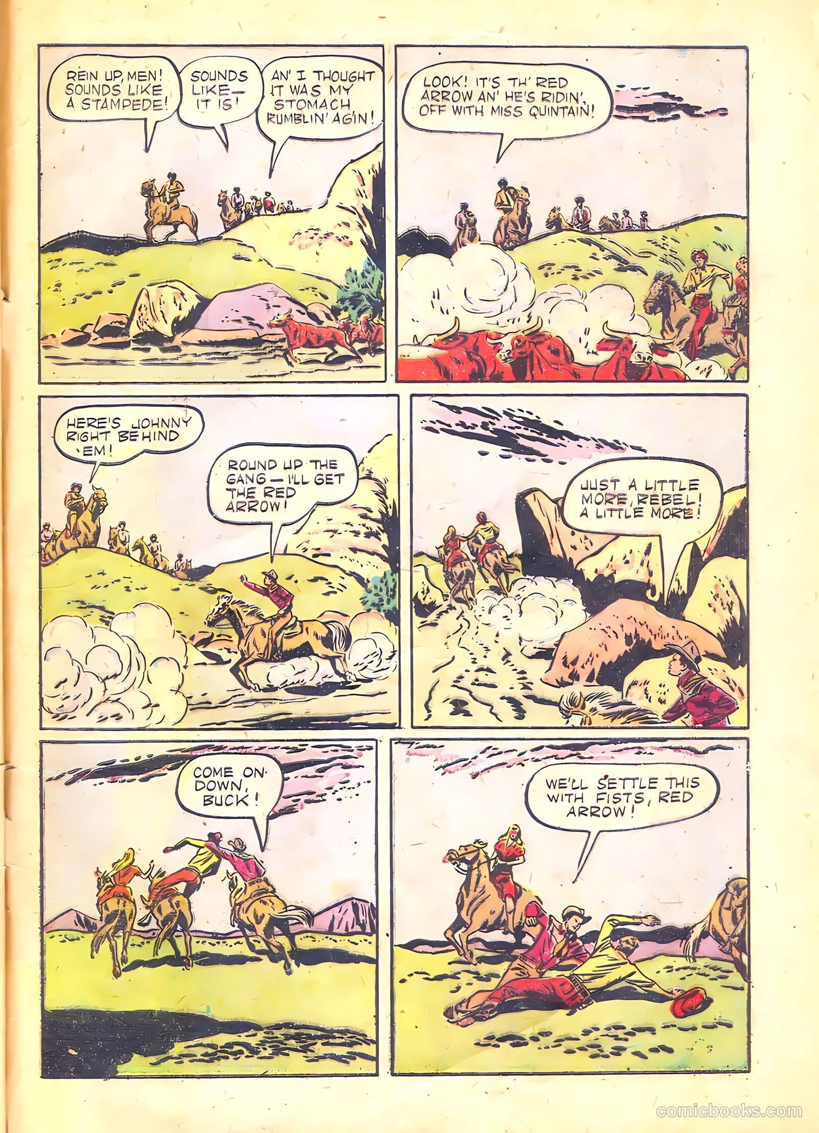 Johnny Mack Brown #1 (1950) — page 49 of 52