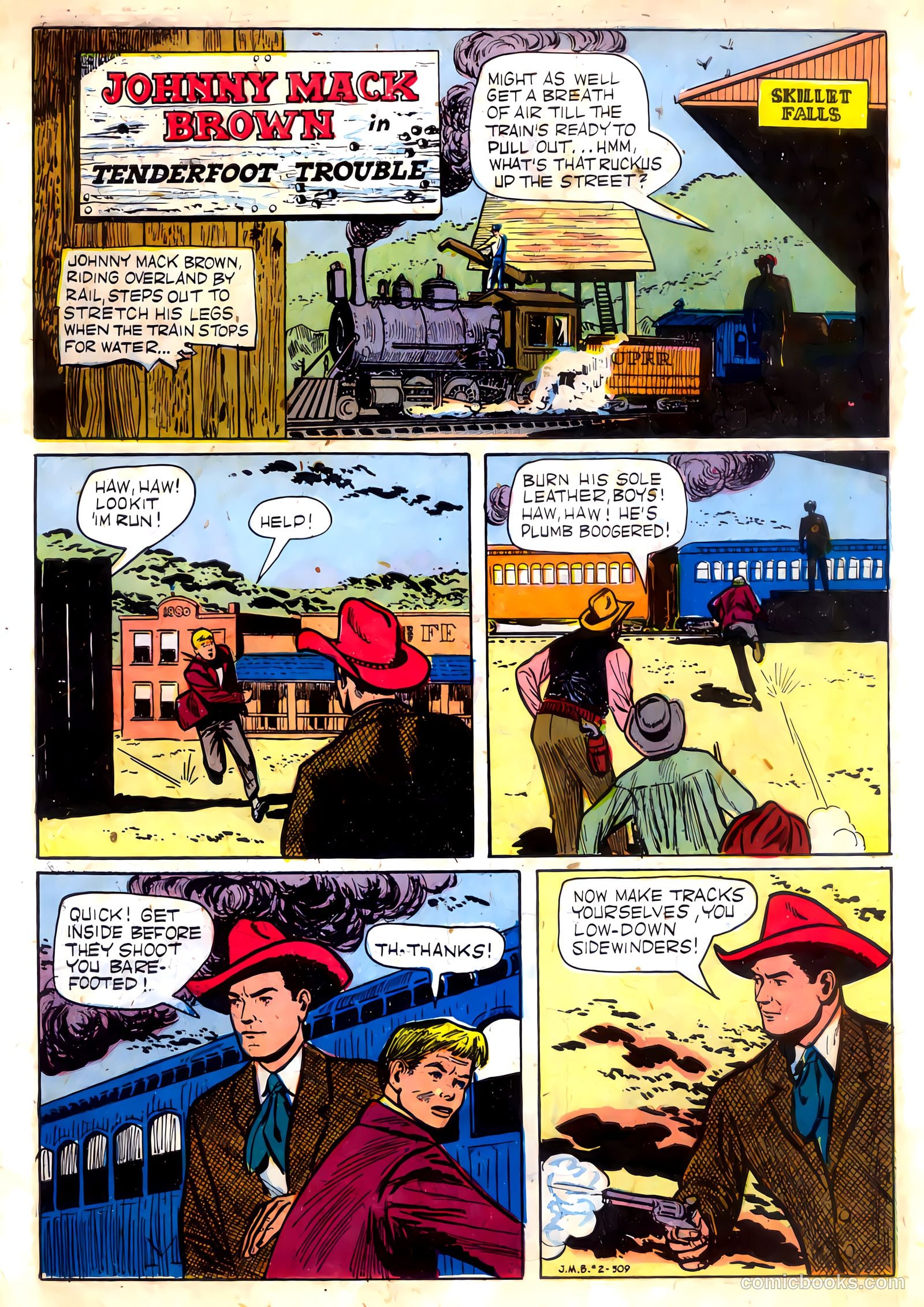 Johnny Mack Brown #2 (1950) — page 3 of 52