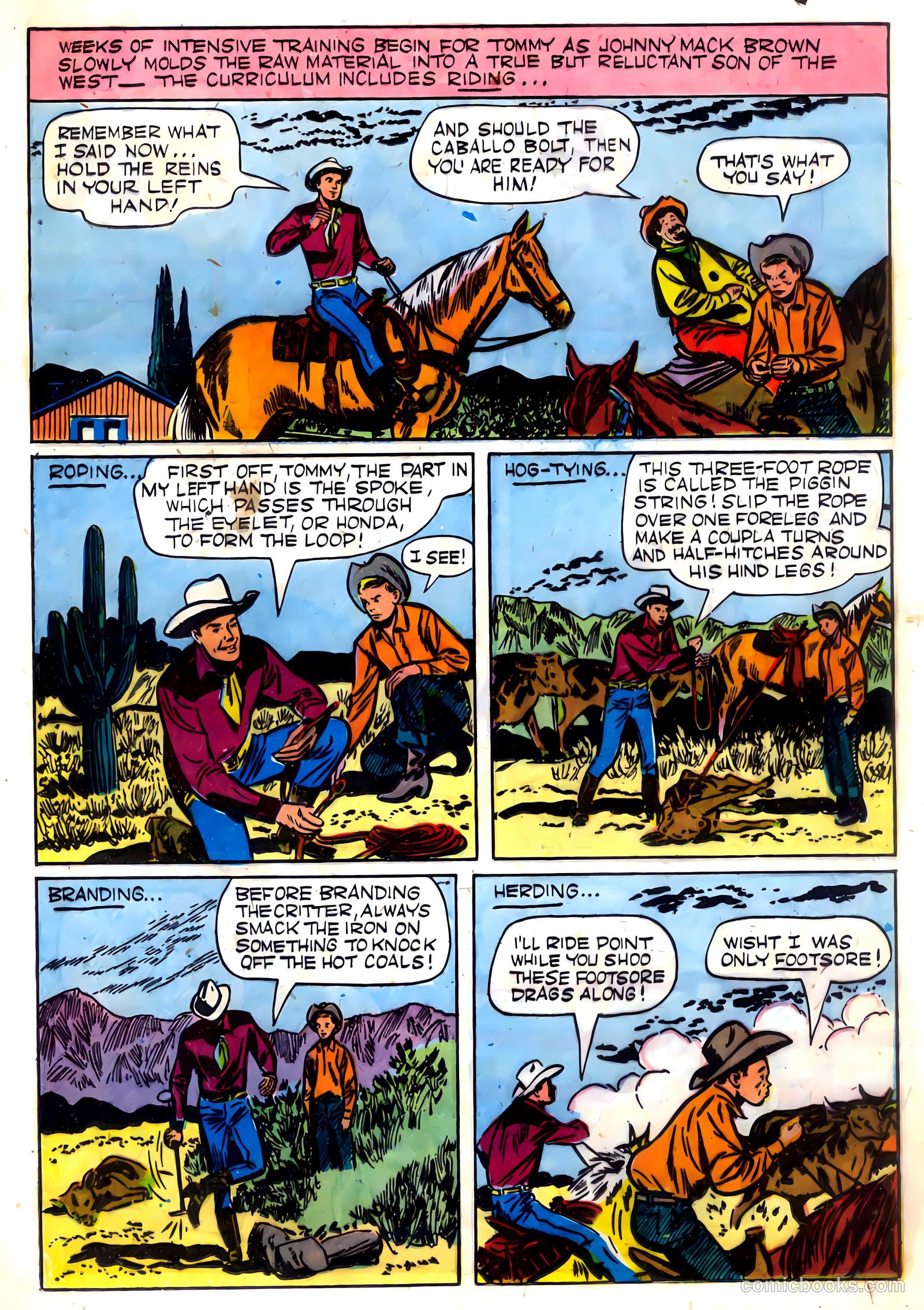 Johnny Mack Brown #2 (1950) — page 9 of 52