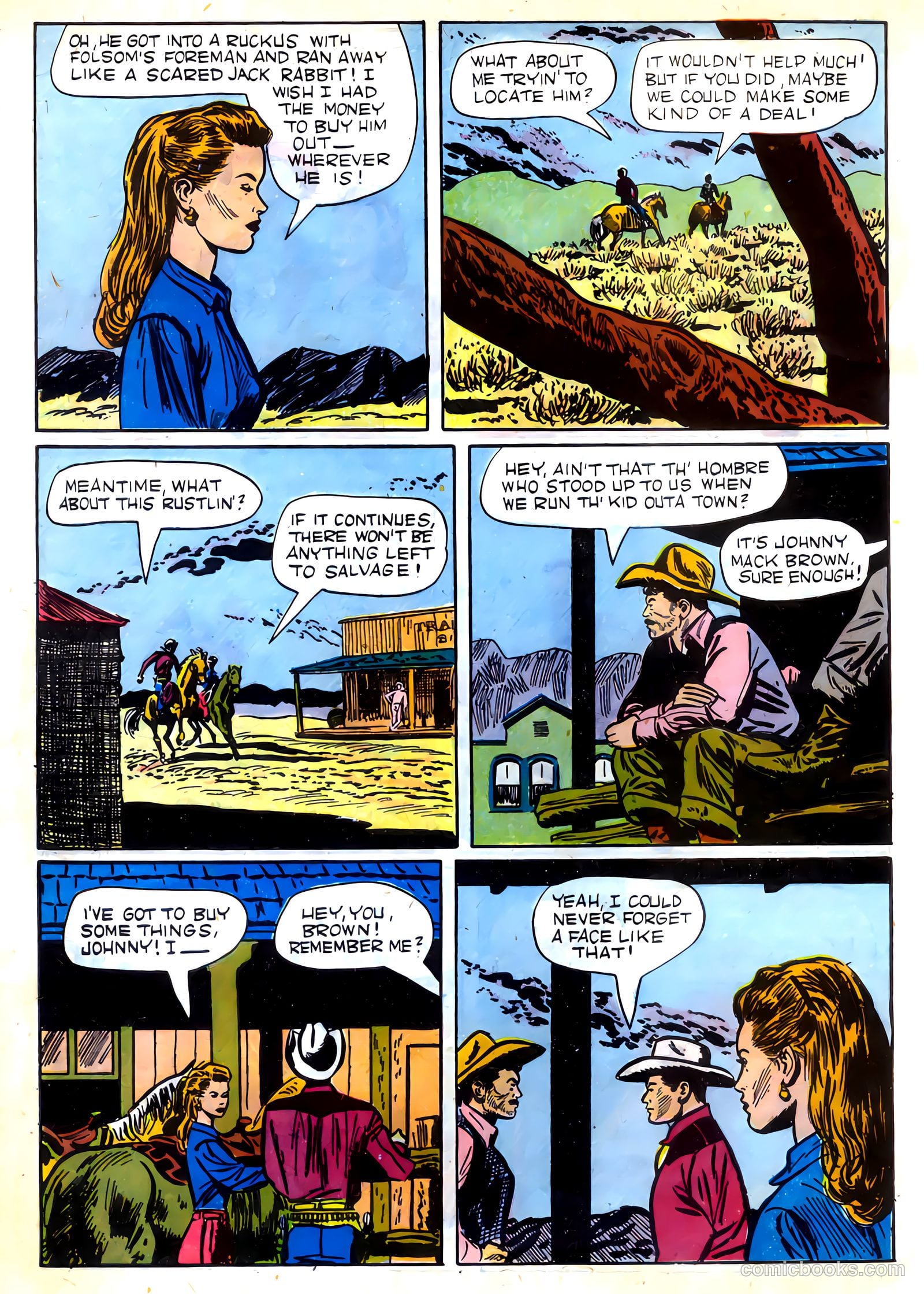 Johnny Mack Brown #2 (1950) — page 14 of 52