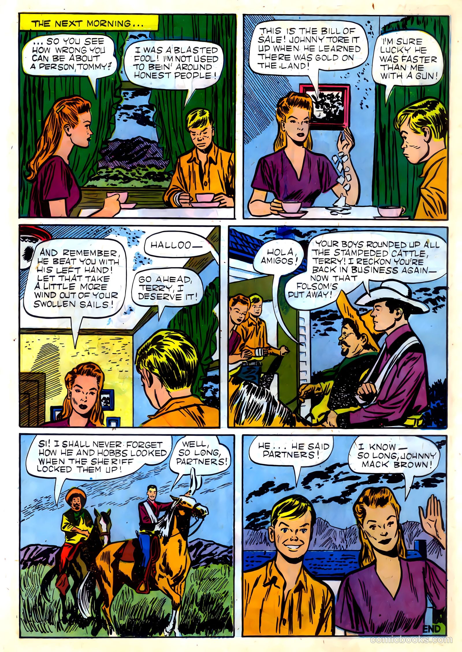 Johnny Mack Brown #2 (1950) — page 34 of 52
