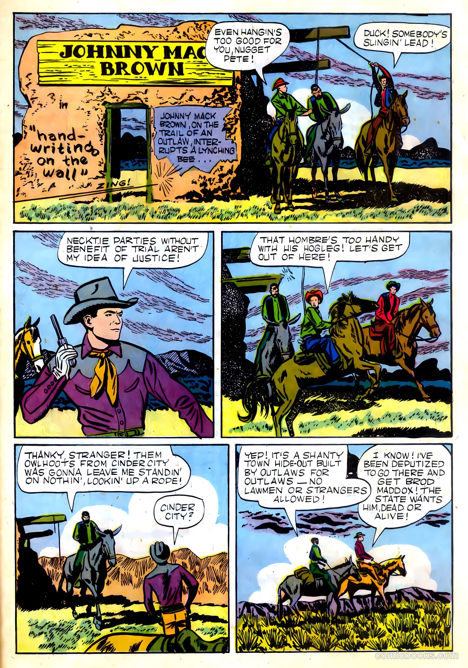 Johnny Mack Brown #2 (1950) — page 35 of 52