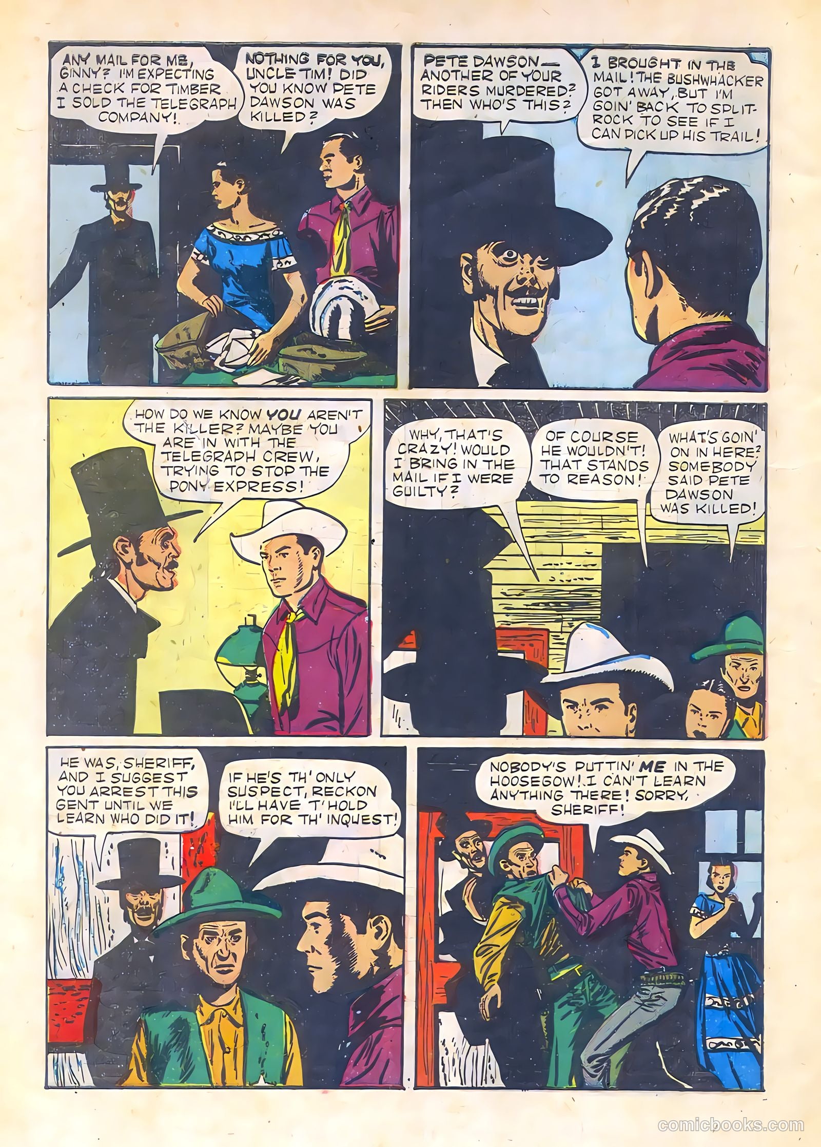 Johnny Mack Brown #3 (1951) — page 6 of 52