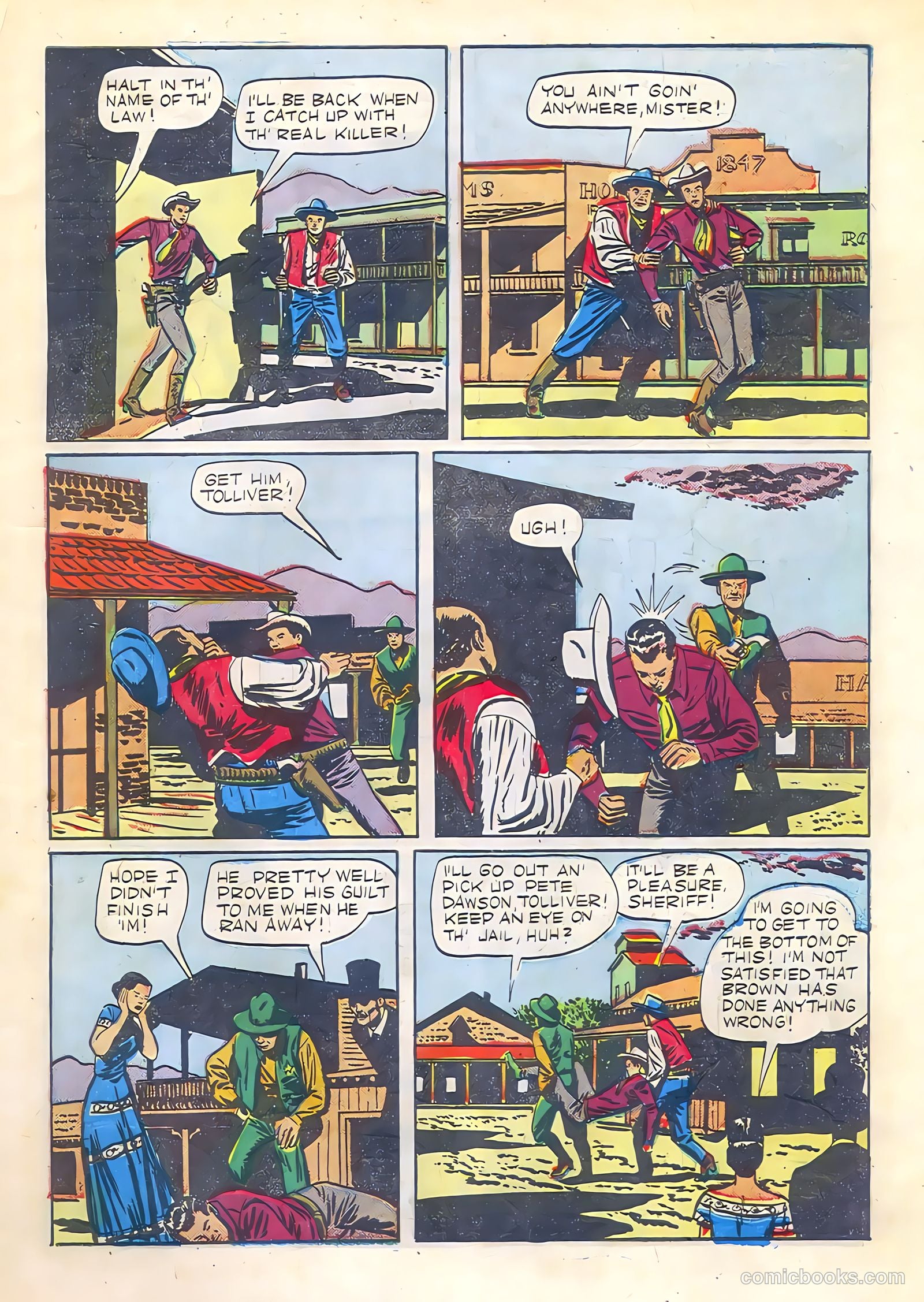 Johnny Mack Brown #3 (1951) — page 7 of 52