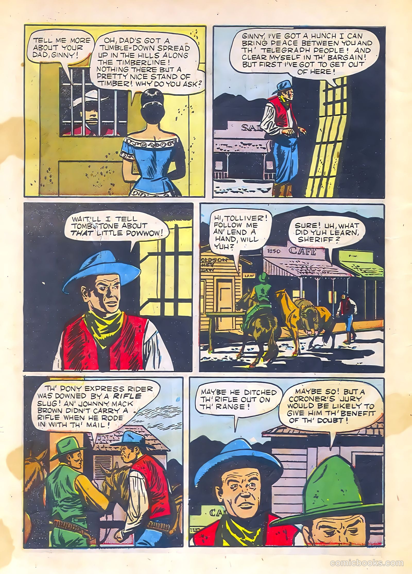 Johnny Mack Brown #3 (1951) — page 10 of 52