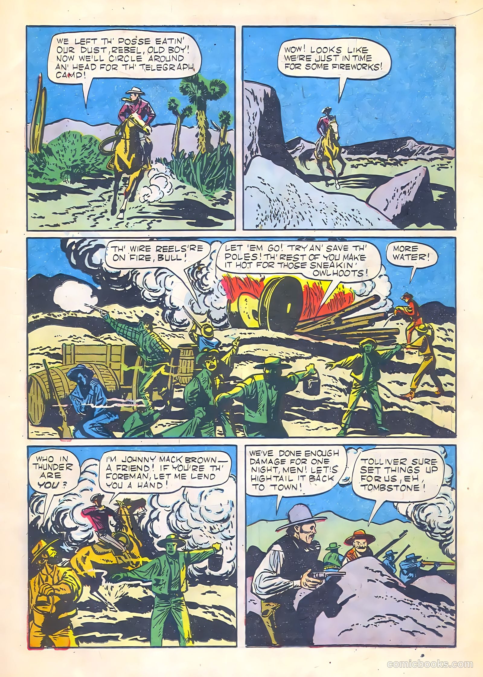 Johnny Mack Brown #3 (1951) — page 15 of 52