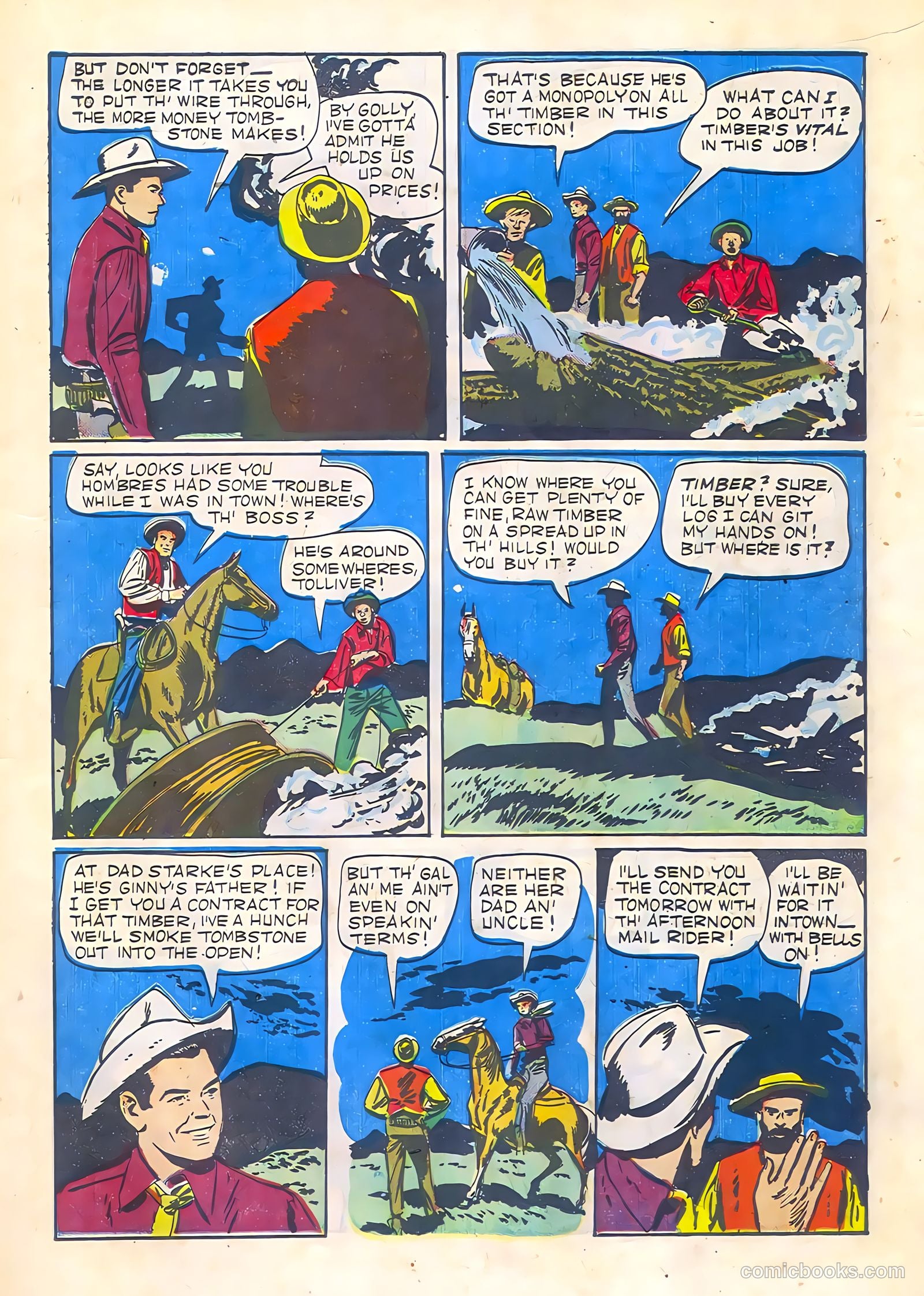 Johnny Mack Brown #3 (1951) — page 17 of 52