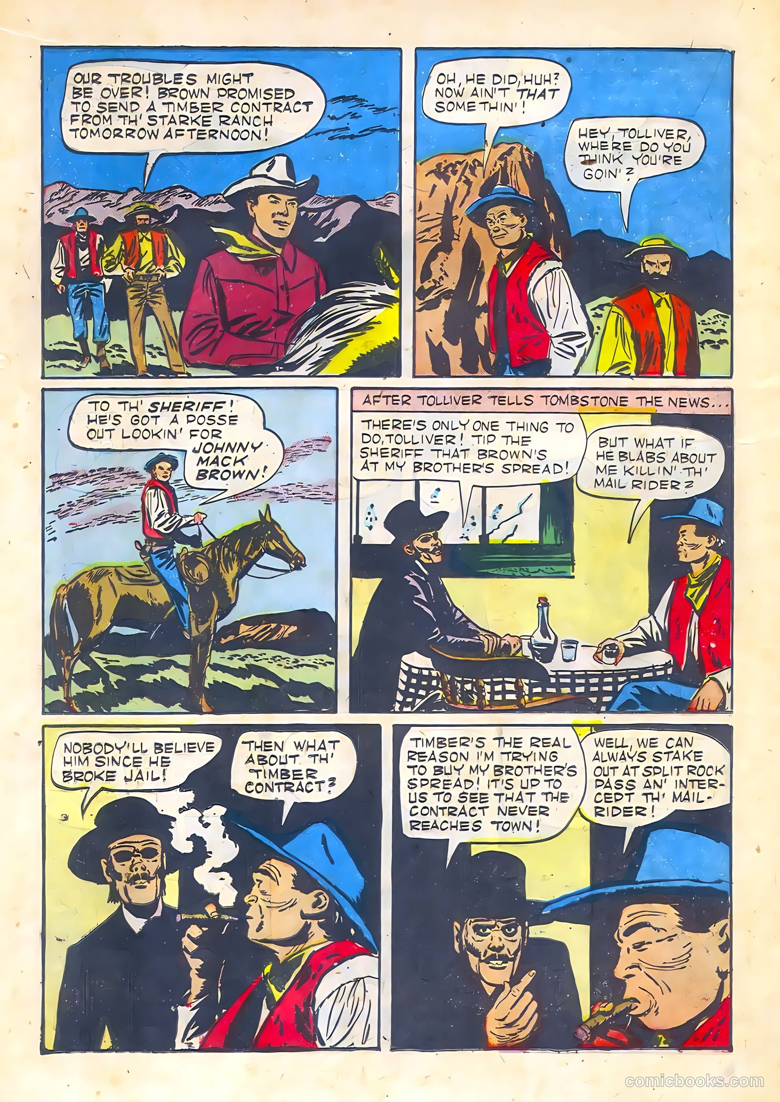 Johnny Mack Brown #3 (1951) — page 18 of 52