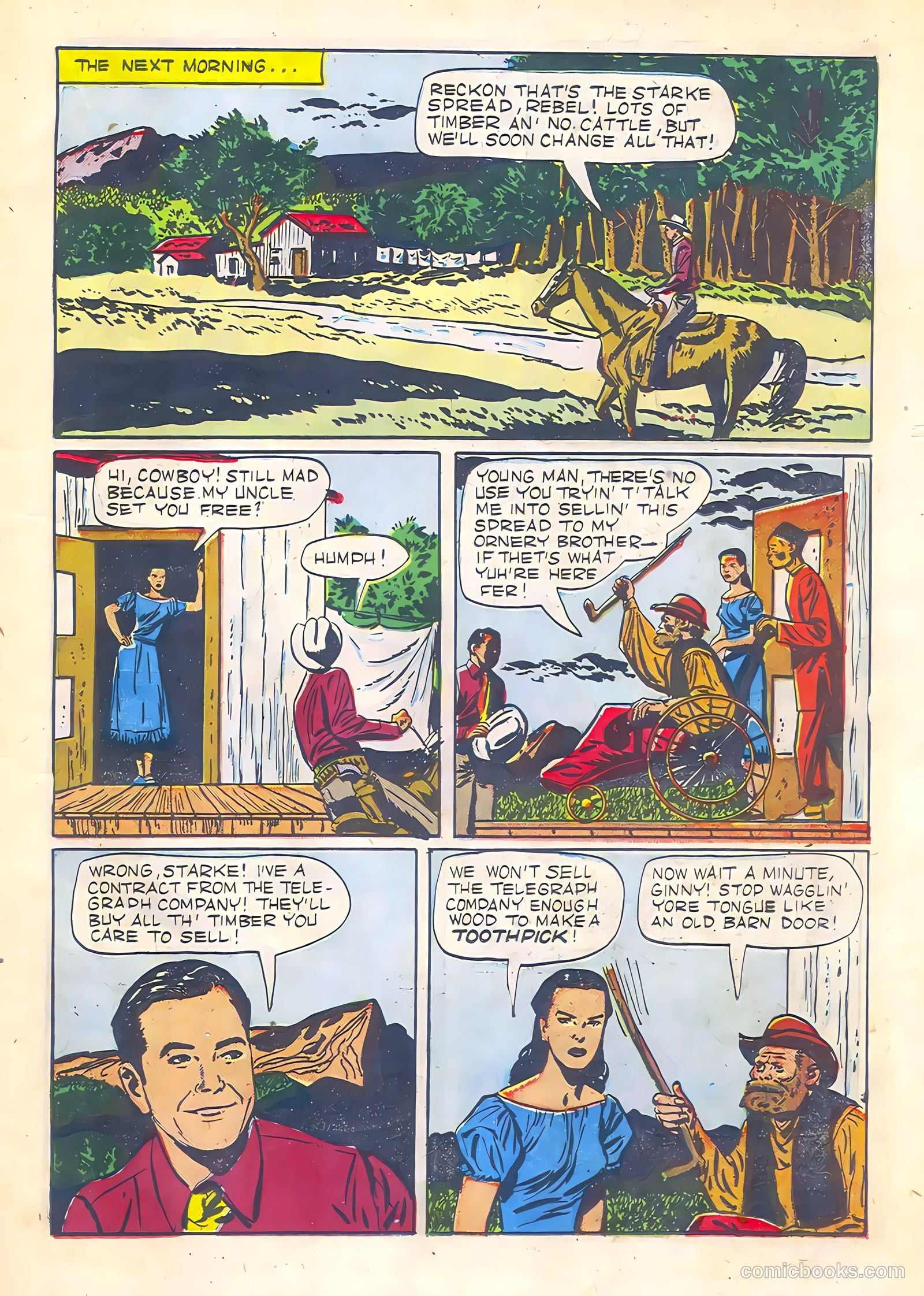 Johnny Mack Brown #3 (1951) — page 19 of 52