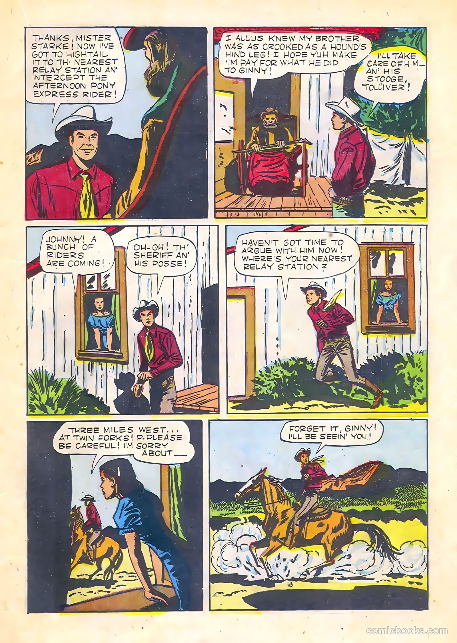 Johnny Mack Brown #3 (1951) — page 21 of 52