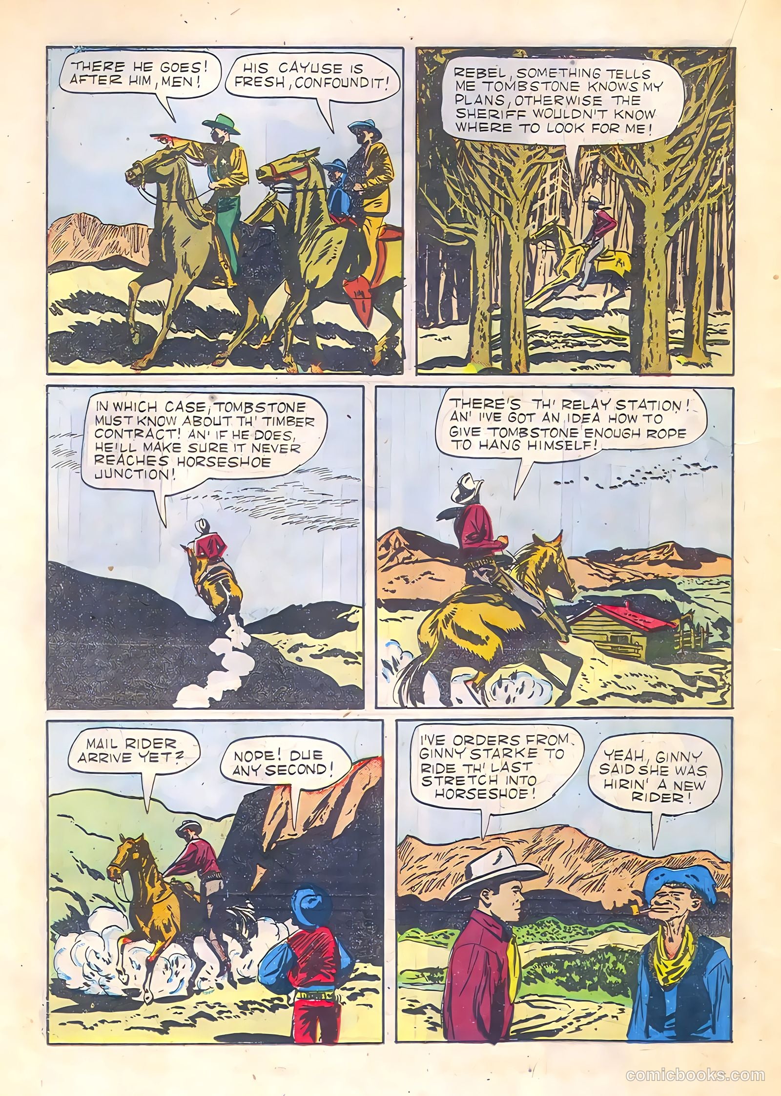 Johnny Mack Brown #3 (1951) — page 22 of 52