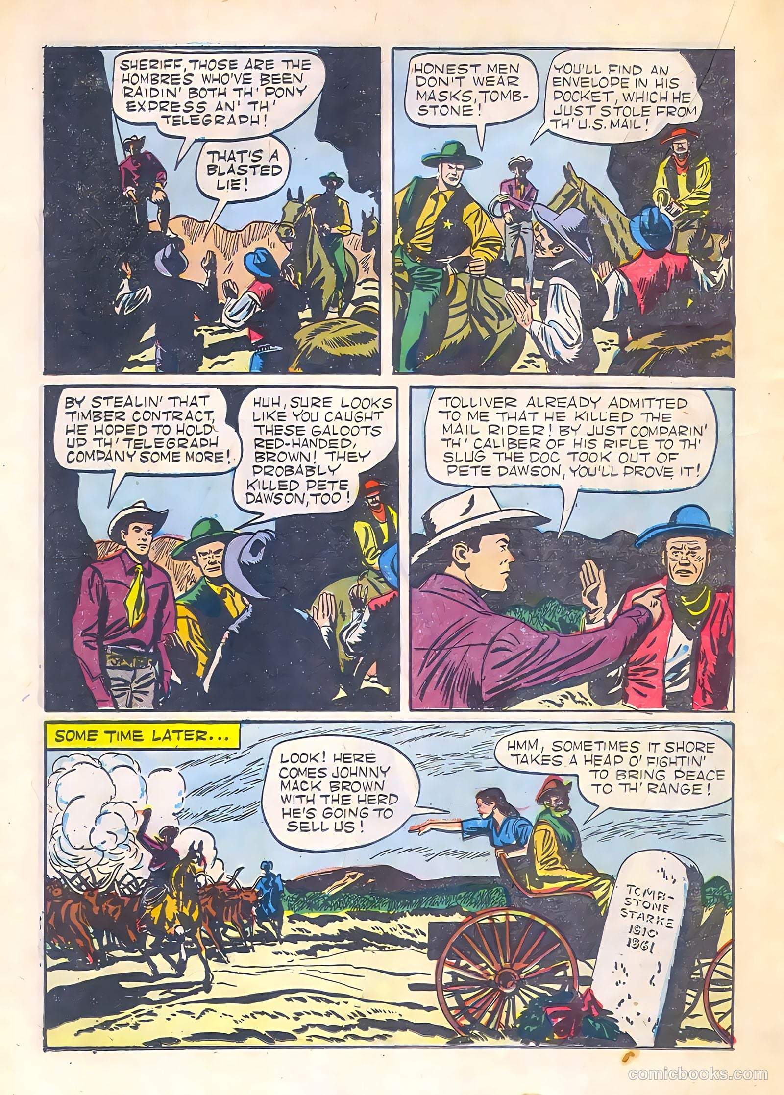 Johnny Mack Brown #3 (1951) — page 26 of 52