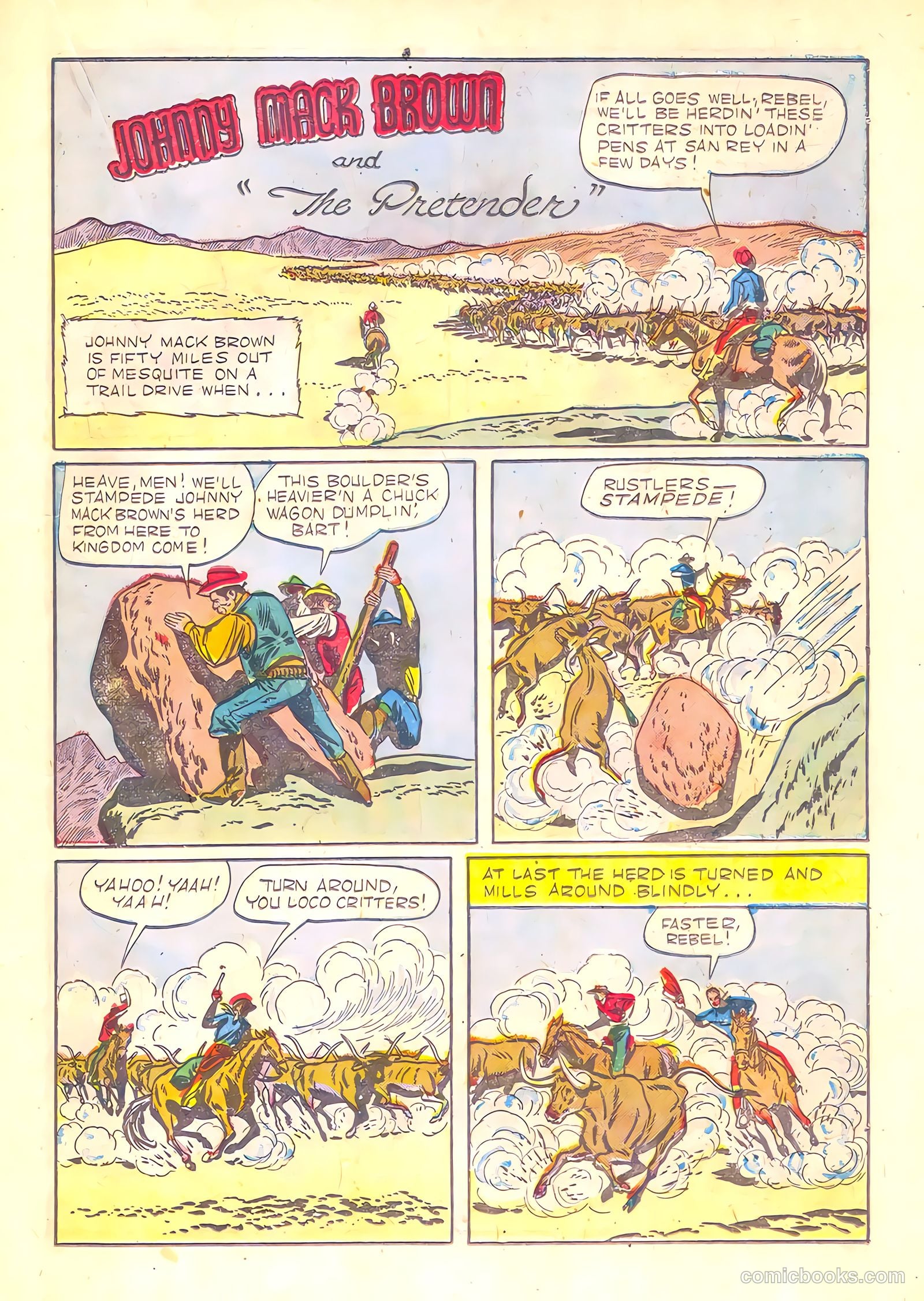 Johnny Mack Brown #3 (1951) — page 27 of 52