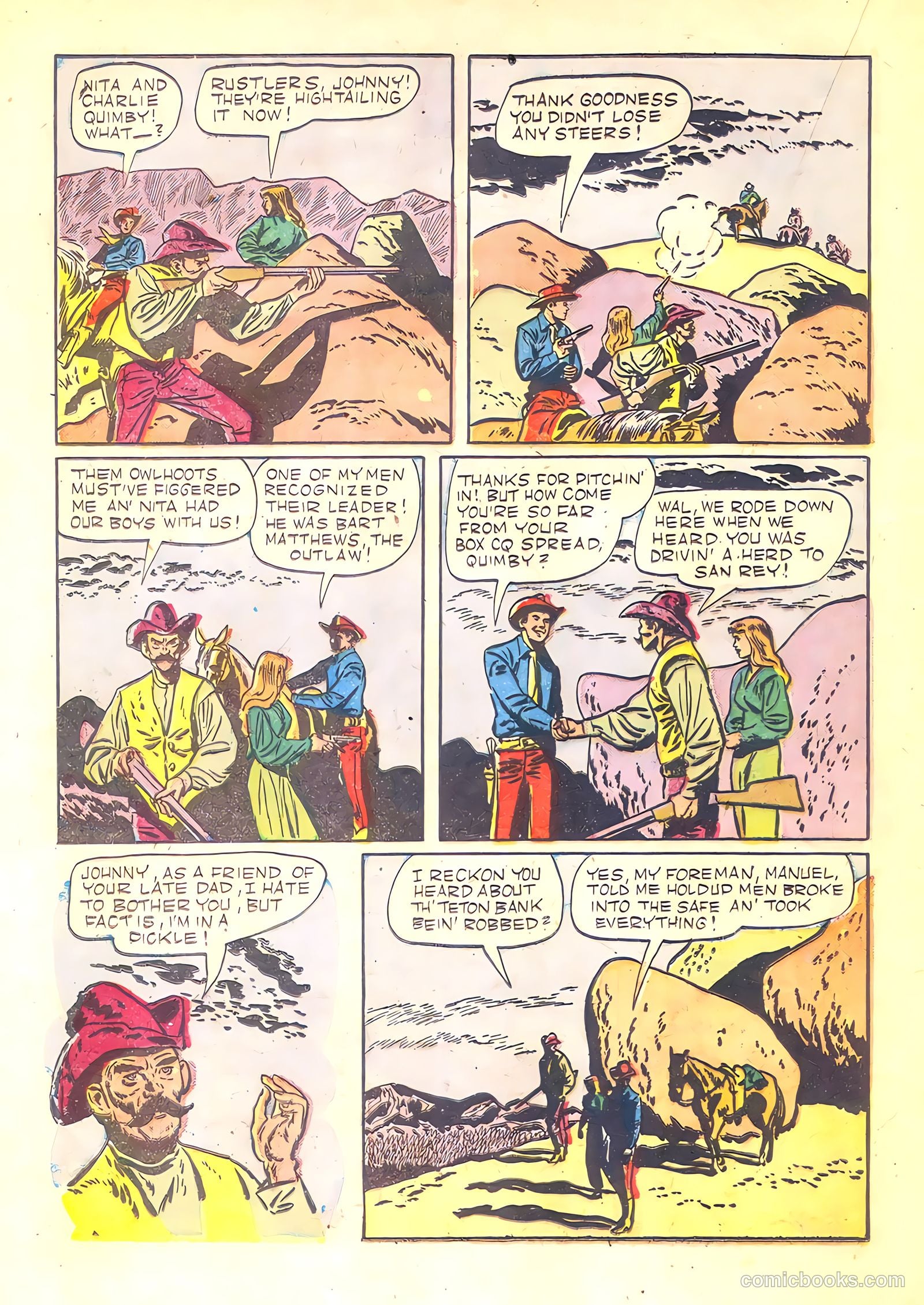 Johnny Mack Brown #3 (1951) — page 28 of 52
