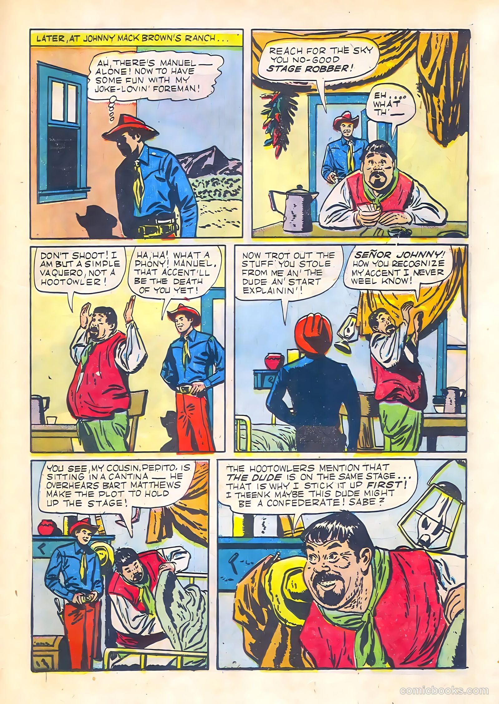 Johnny Mack Brown #3 (1951) — page 33 of 52