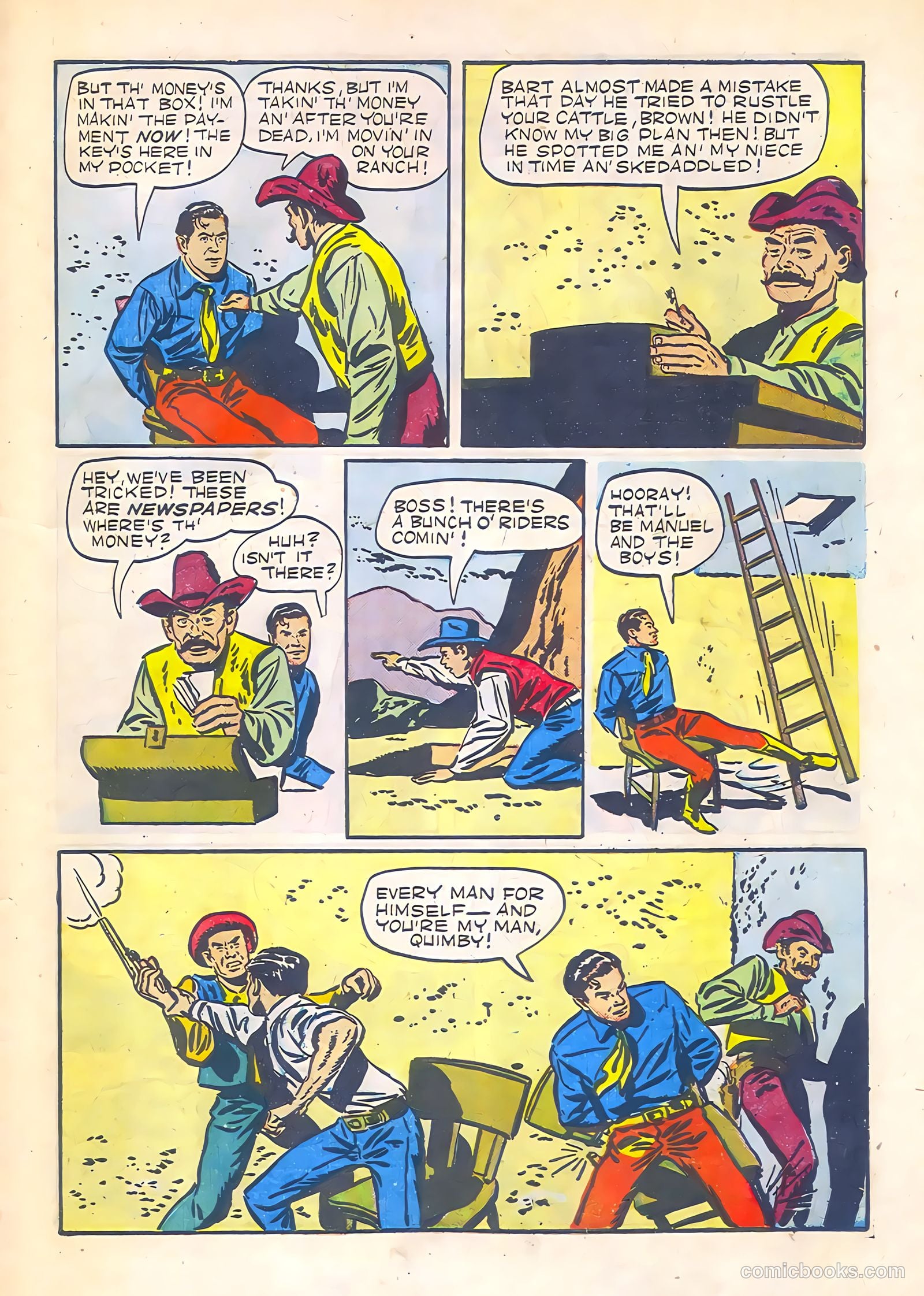 Johnny Mack Brown #3 (1951) — page 41 of 52