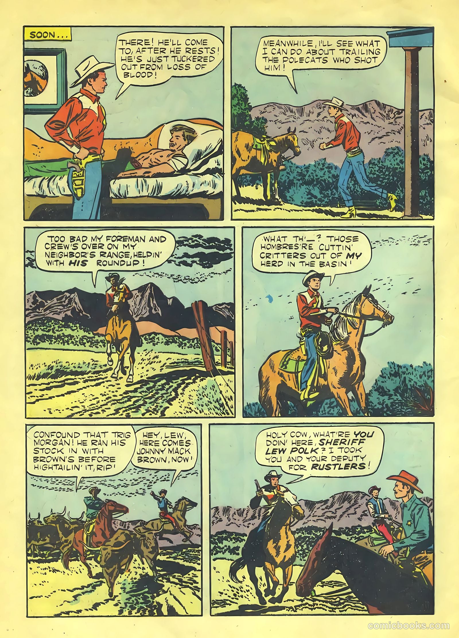 Johnny Mack Brown #4 (1951) — page 4 of 36