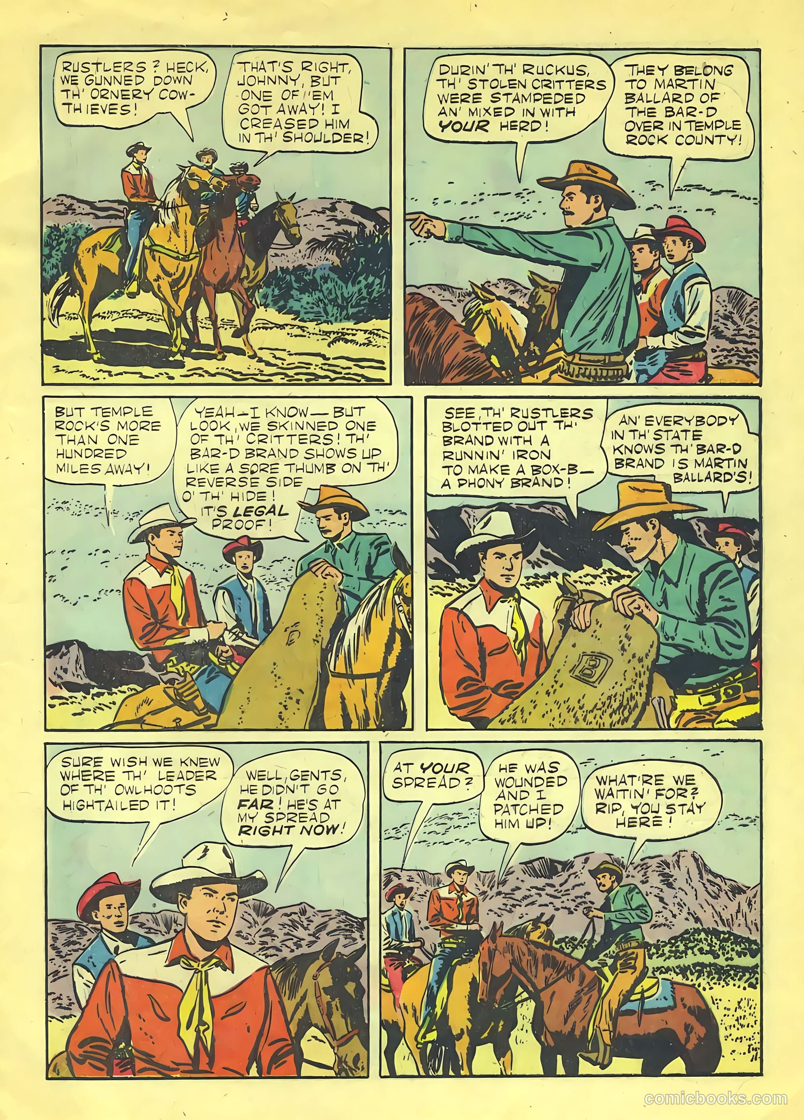 Johnny Mack Brown #4 (1951) — page 5 of 36