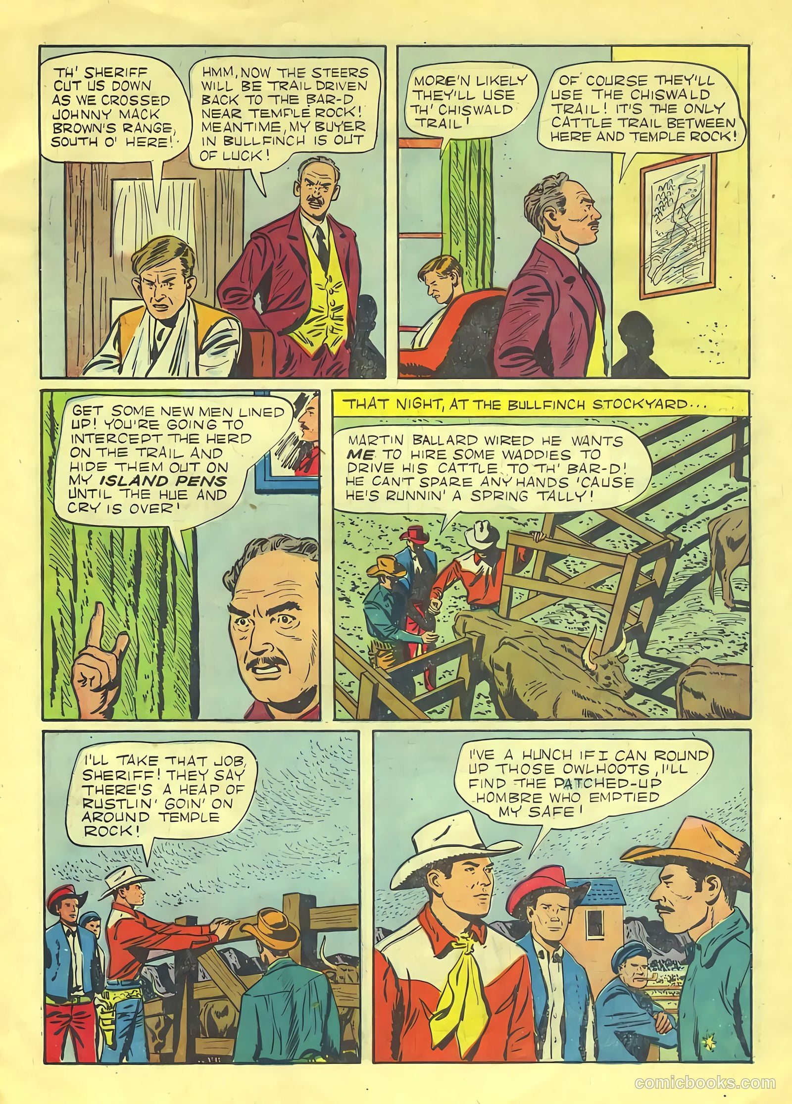 Johnny Mack Brown #4 (1951) — page 7 of 36