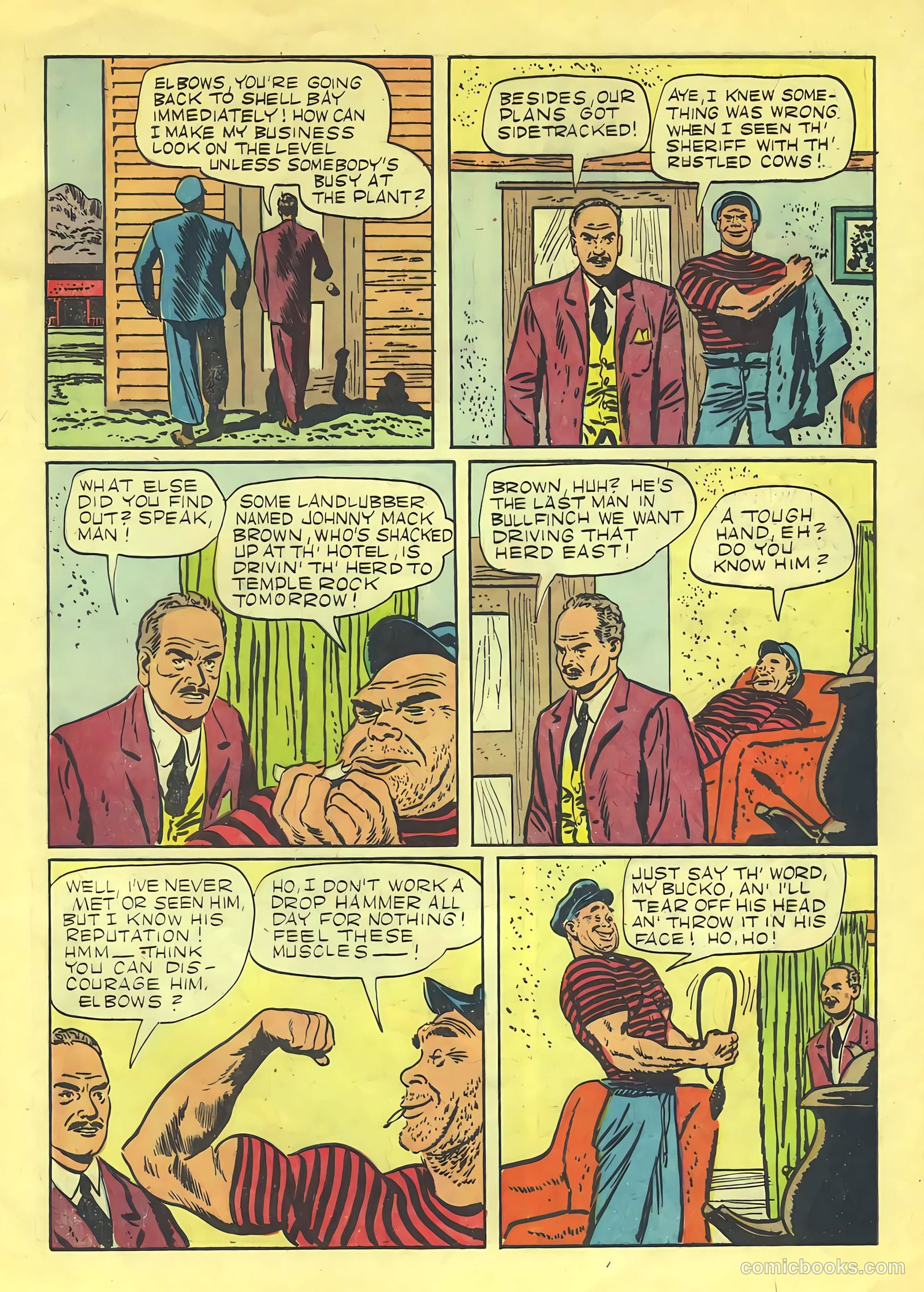 Johnny Mack Brown #4 (1951) — page 9 of 36