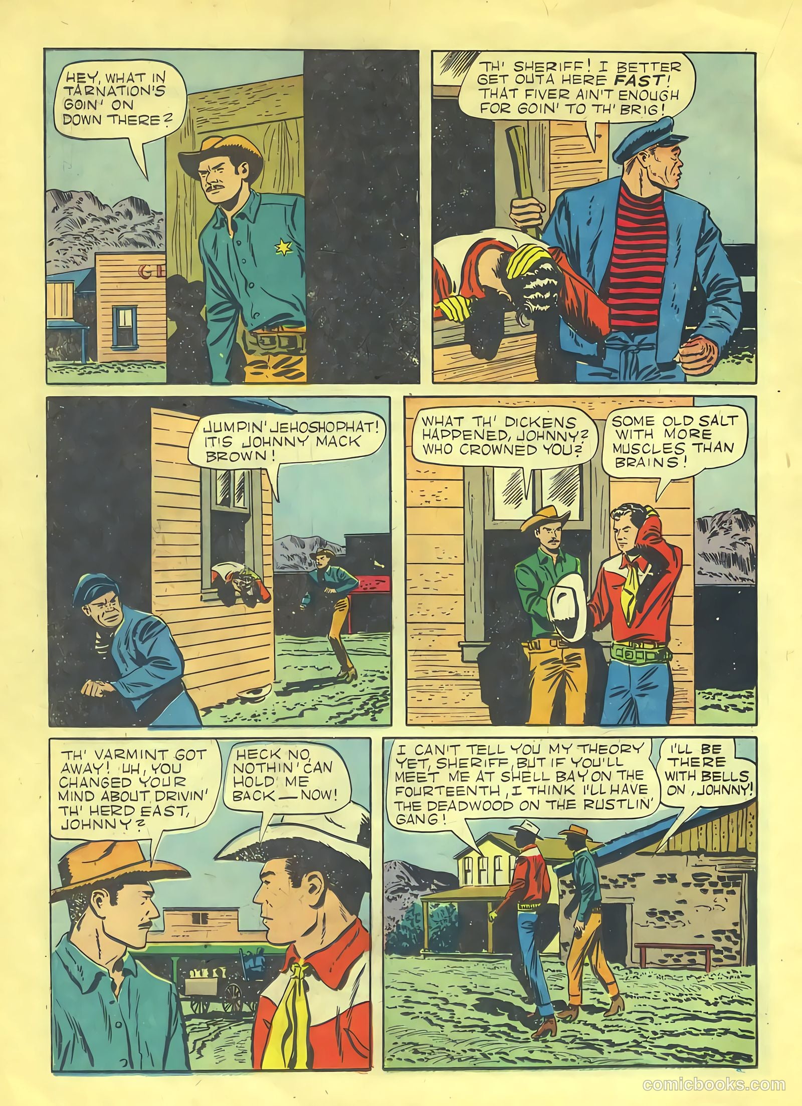 Johnny Mack Brown #4 (1951) — page 14 of 36