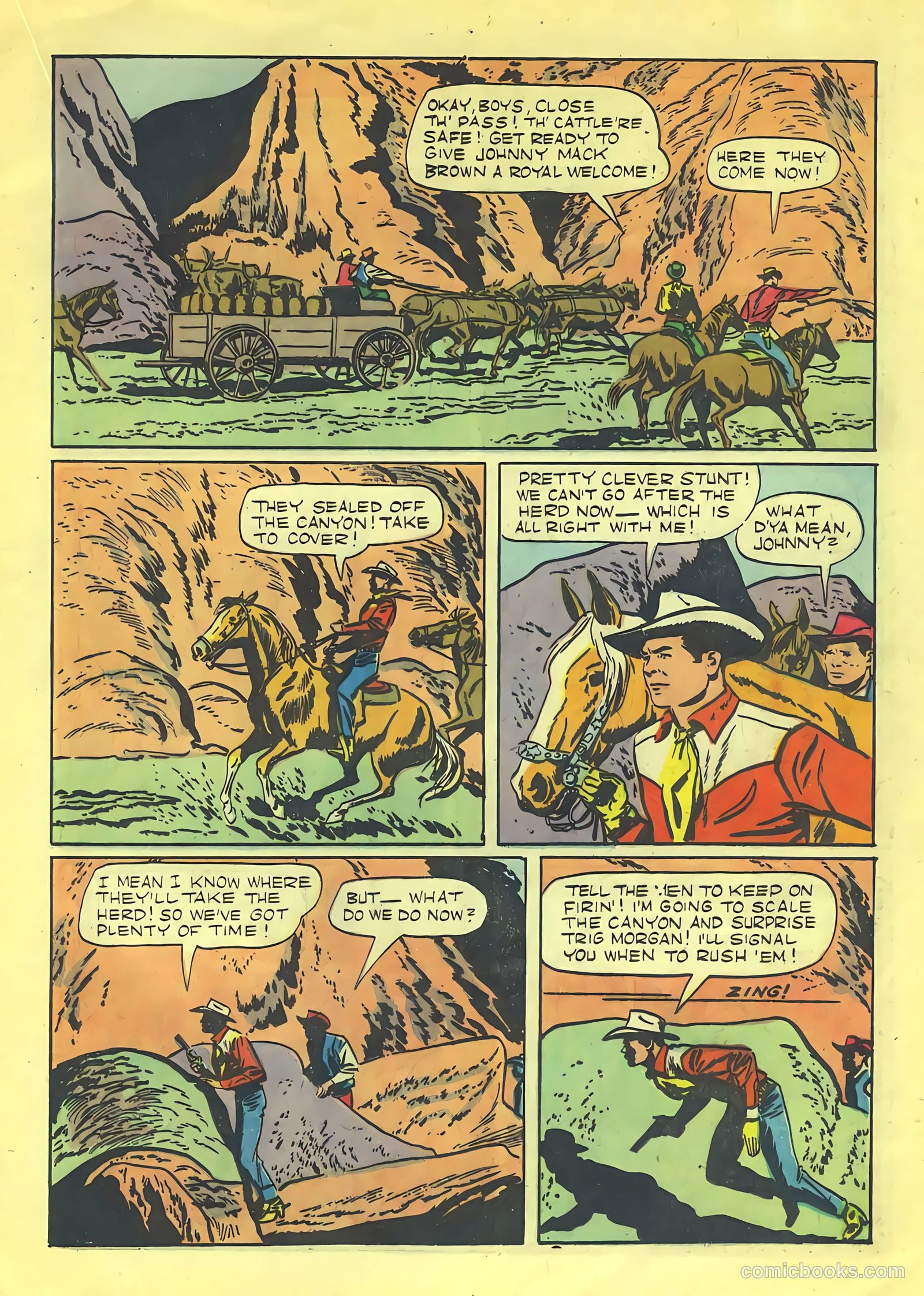Johnny Mack Brown #4 (1951) — page 17 of 36