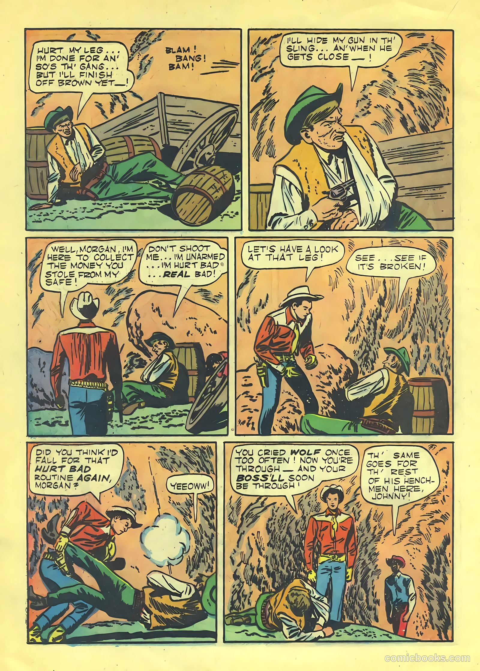 Johnny Mack Brown #4 (1951) — page 20 of 36