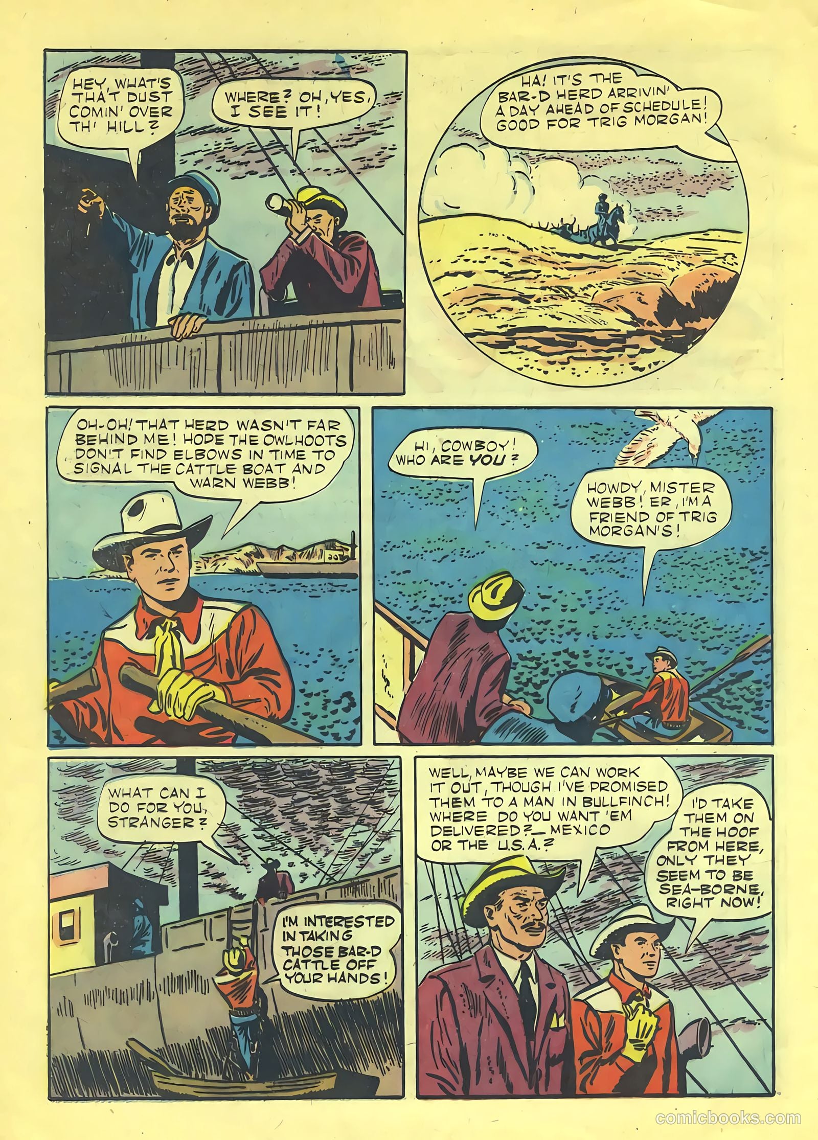 Johnny Mack Brown #4 (1951) — page 24 of 36