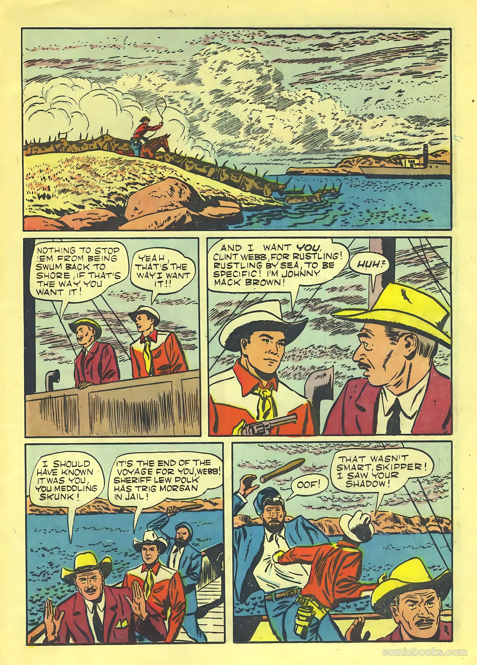 Johnny Mack Brown #4 (1951) — page 25 of 36