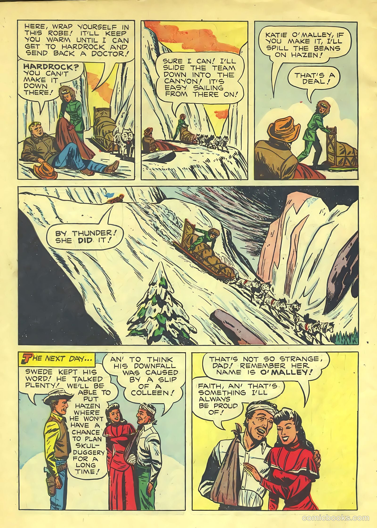 Johnny Mack Brown #4 (1951) — page 34 of 36