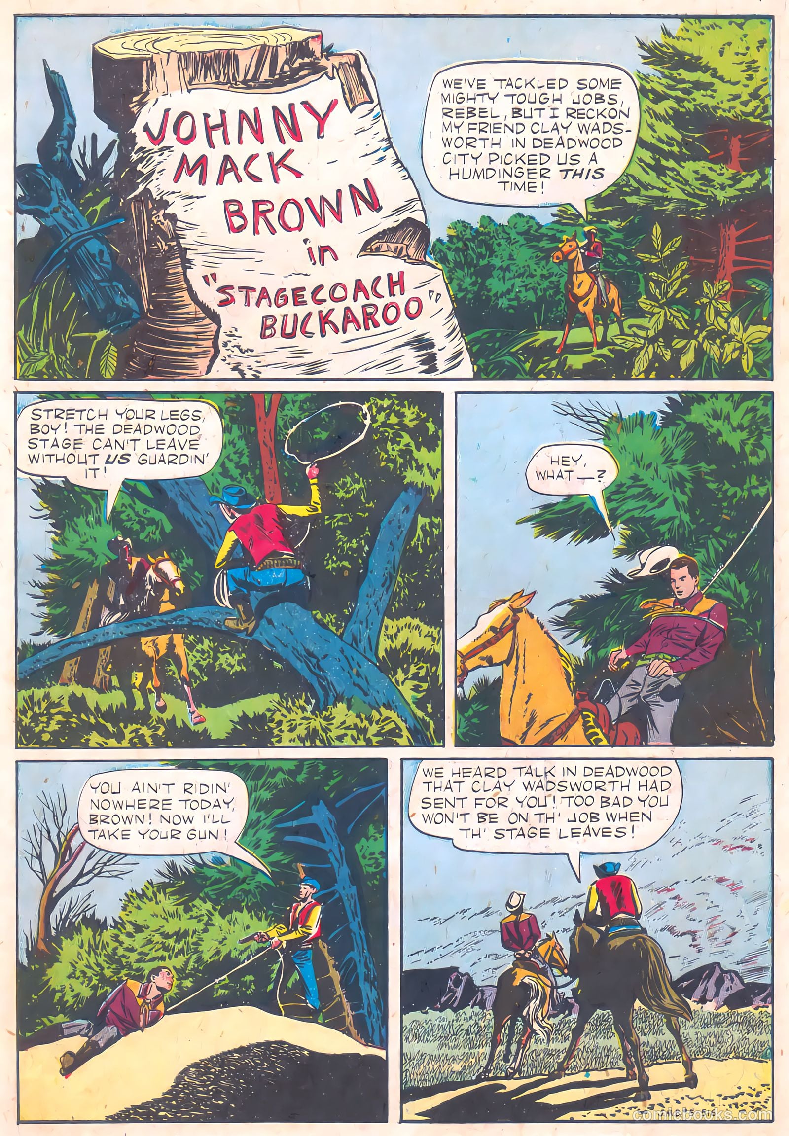 Johnny Mack Brown #5 (1951) — page 3 of 36