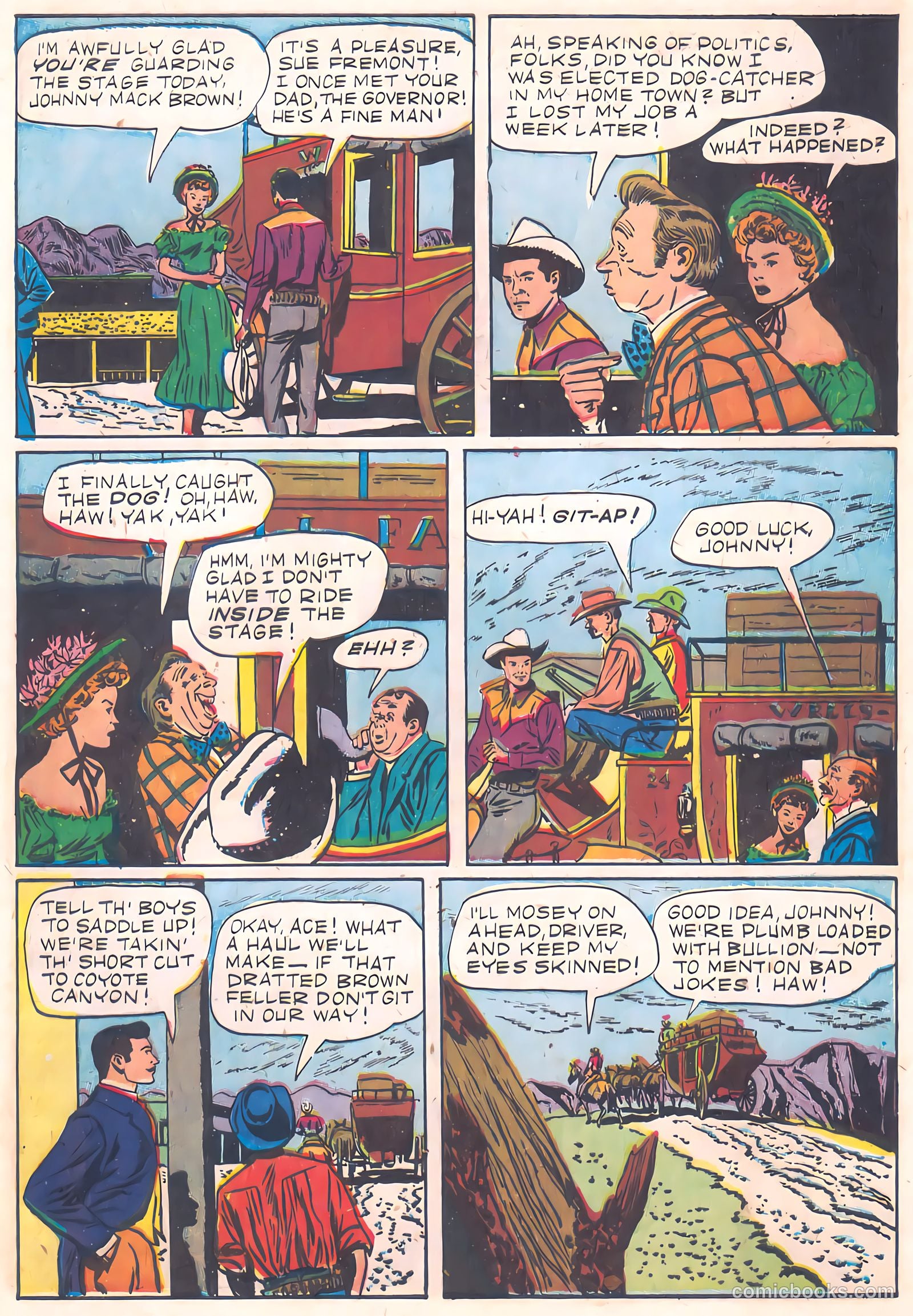 Johnny Mack Brown #5 (1951) — page 9 of 36