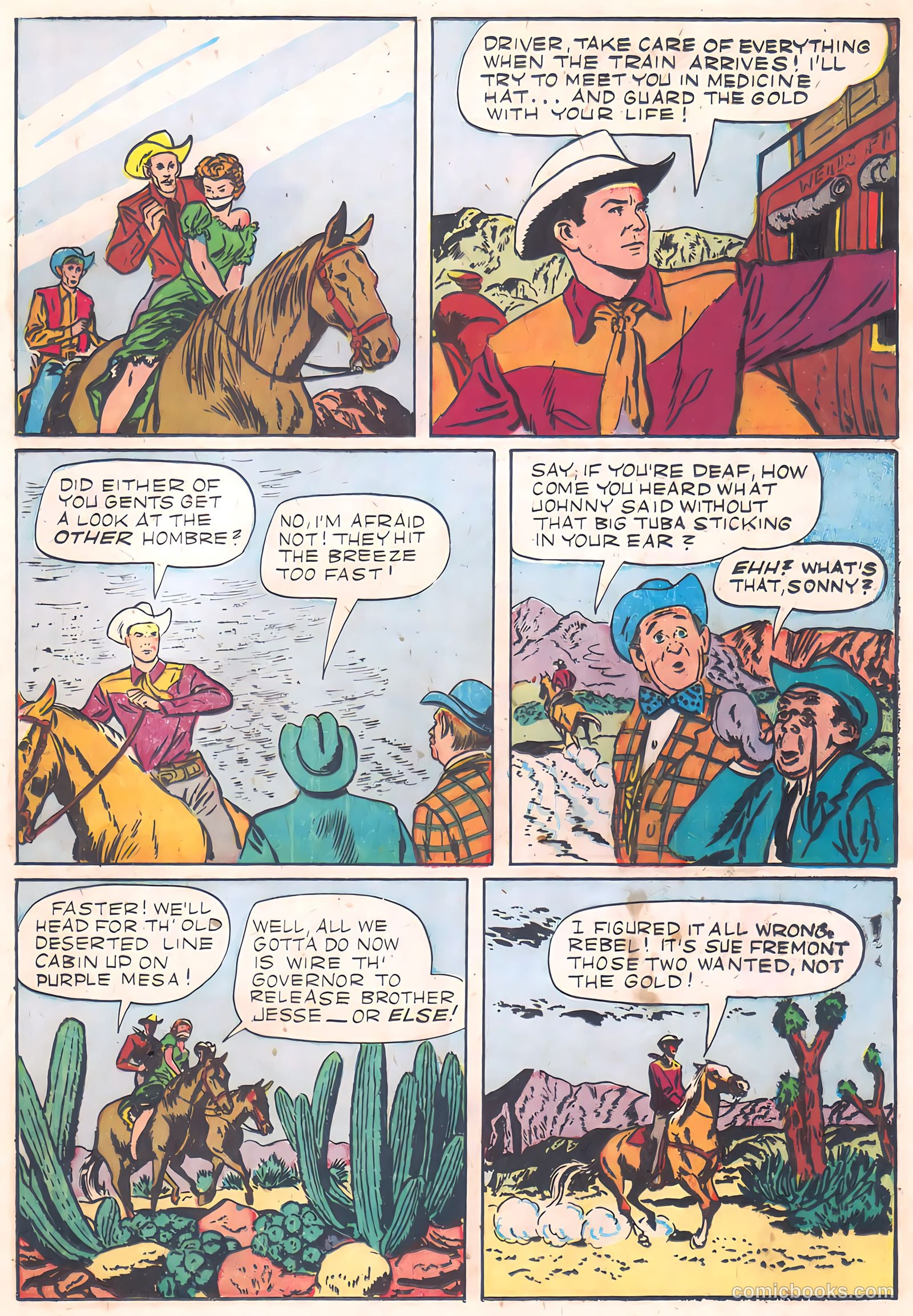 Johnny Mack Brown #5 (1951) — page 17 of 36
