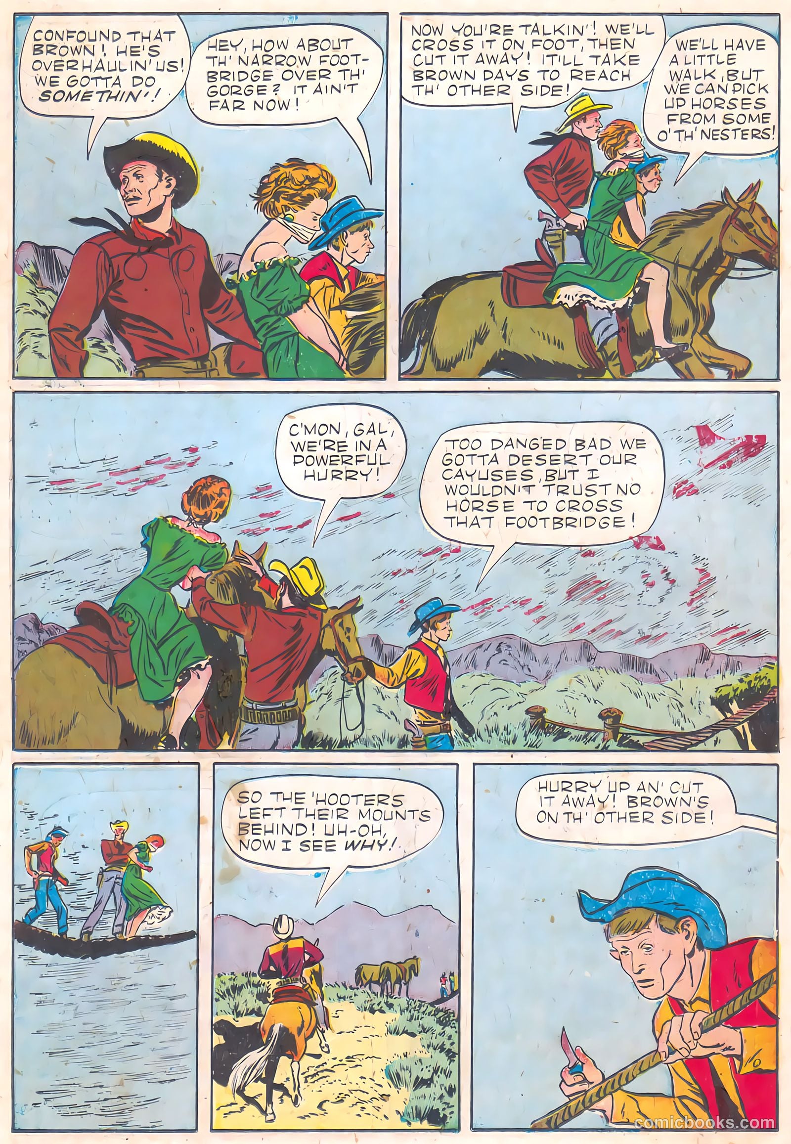 Johnny Mack Brown #5 (1951) — page 18 of 36