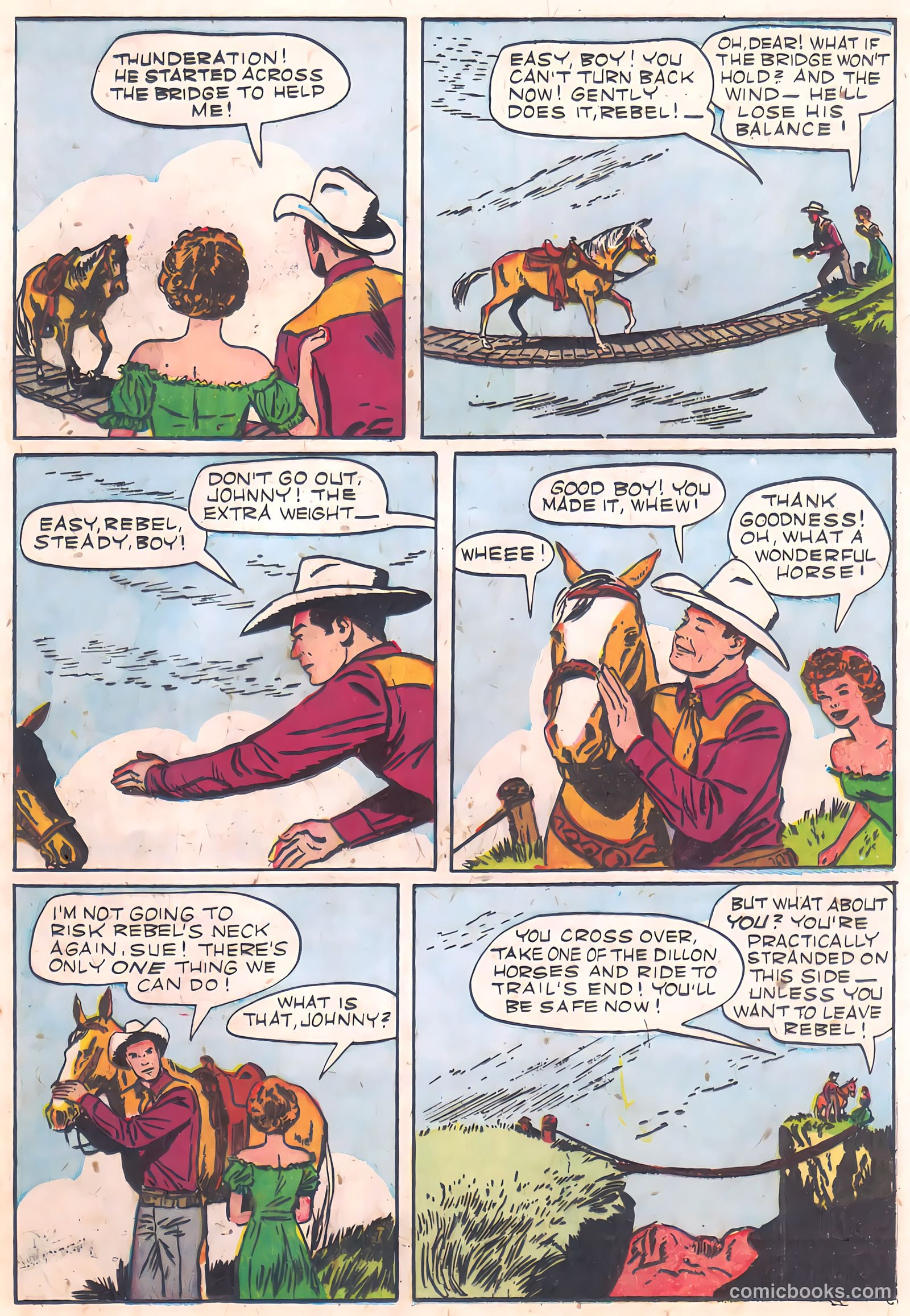 Johnny Mack Brown #5 (1951) — page 21 of 36