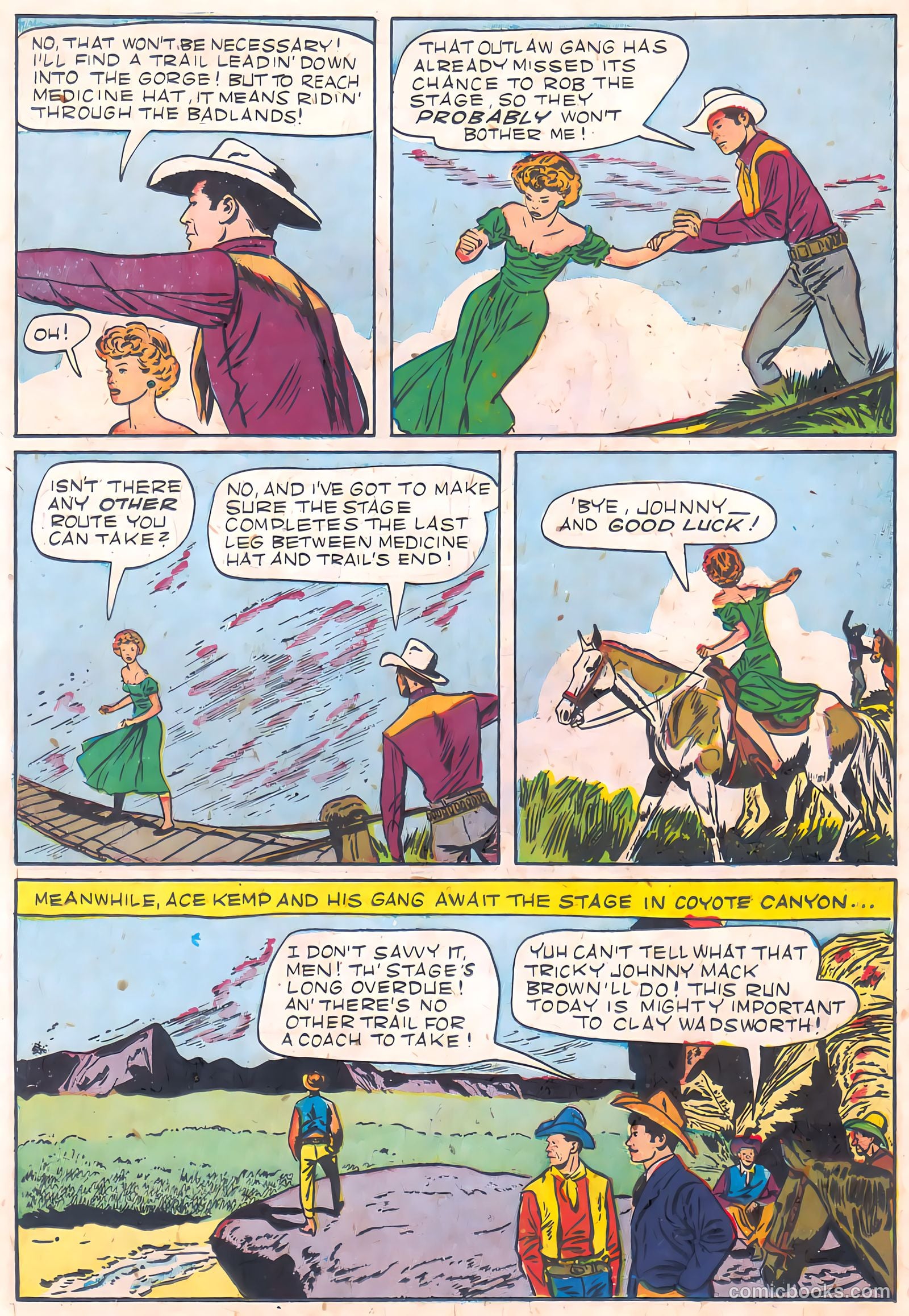 Johnny Mack Brown #5 (1951) — page 22 of 36
