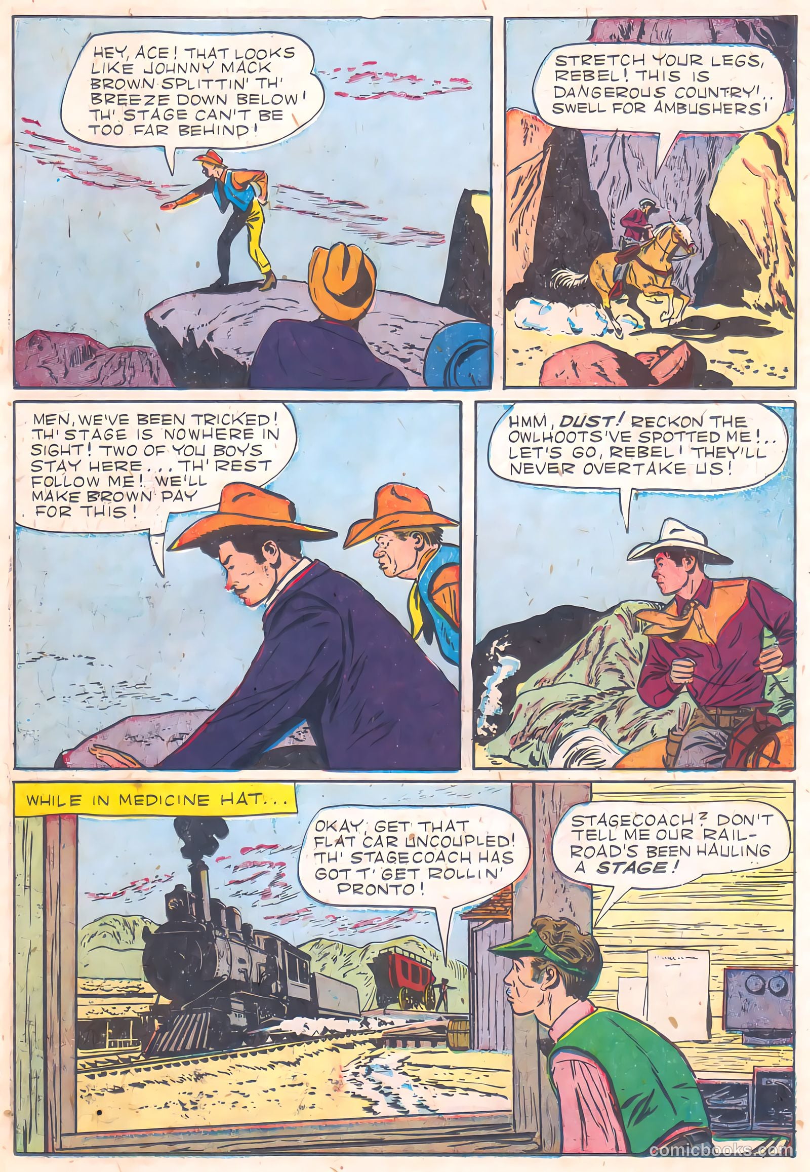 Johnny Mack Brown #5 (1951) — page 23 of 36