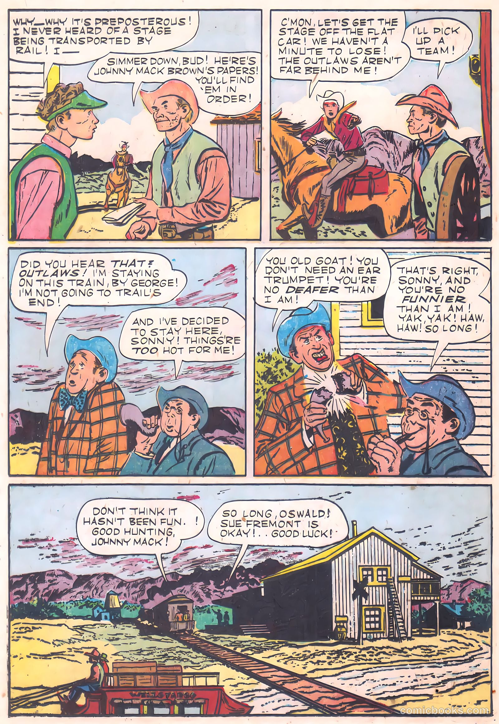 Johnny Mack Brown #5 (1951) — page 24 of 36