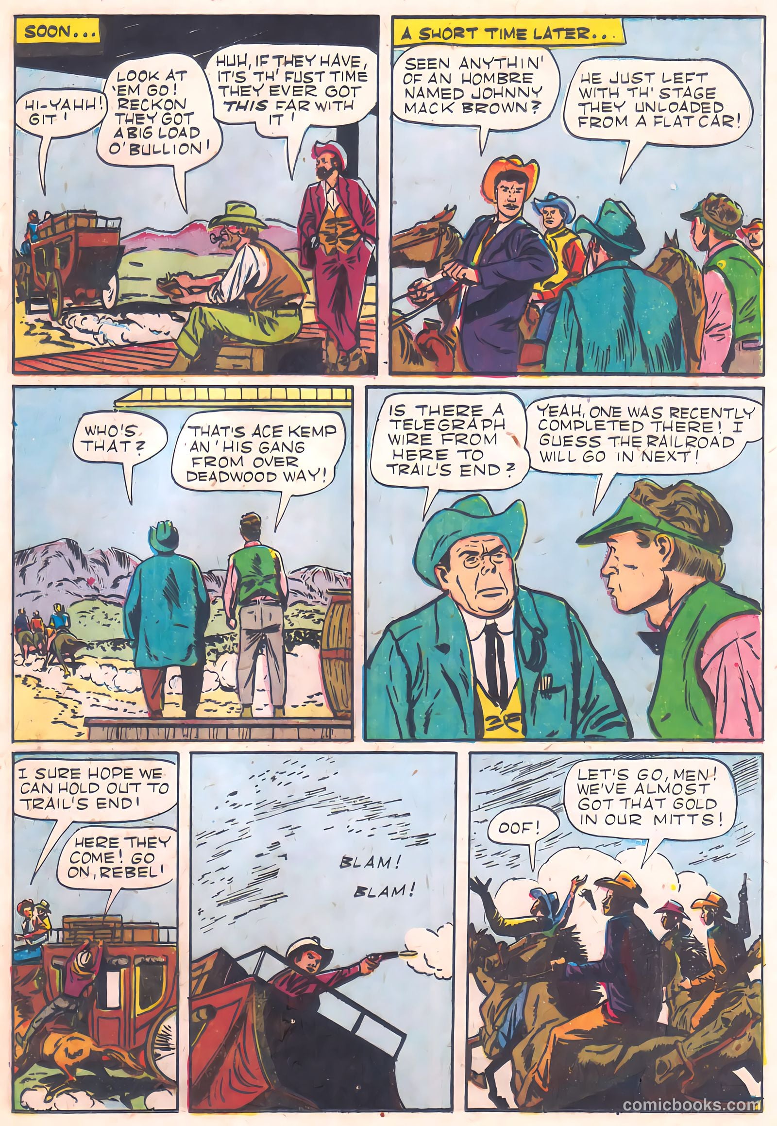Johnny Mack Brown #5 (1951) — page 25 of 36